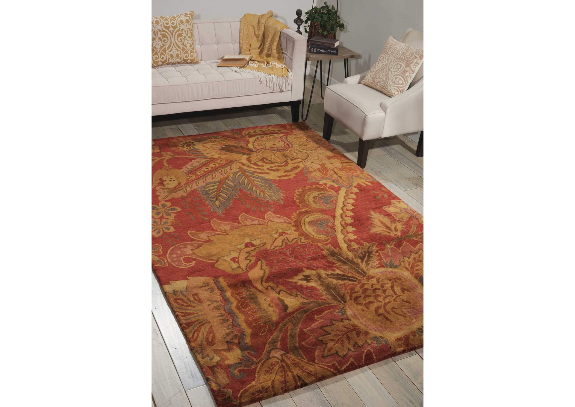 Nourison Jaipur JA43 Red Multicolor 10'x14' Rug,Nourison