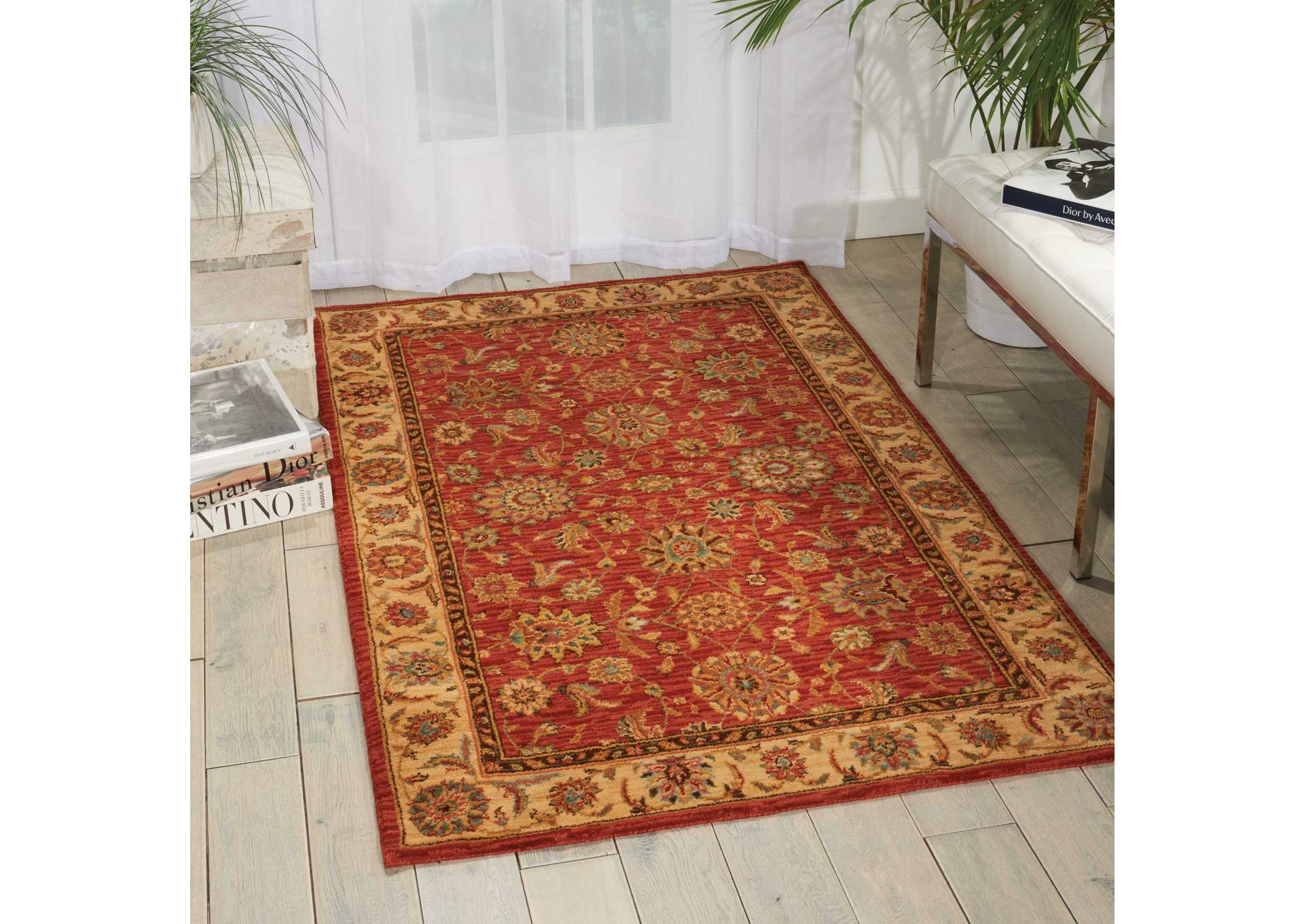 Nourison Living Treasures LI05 Brown 3'x5' Area Rug,Nourison