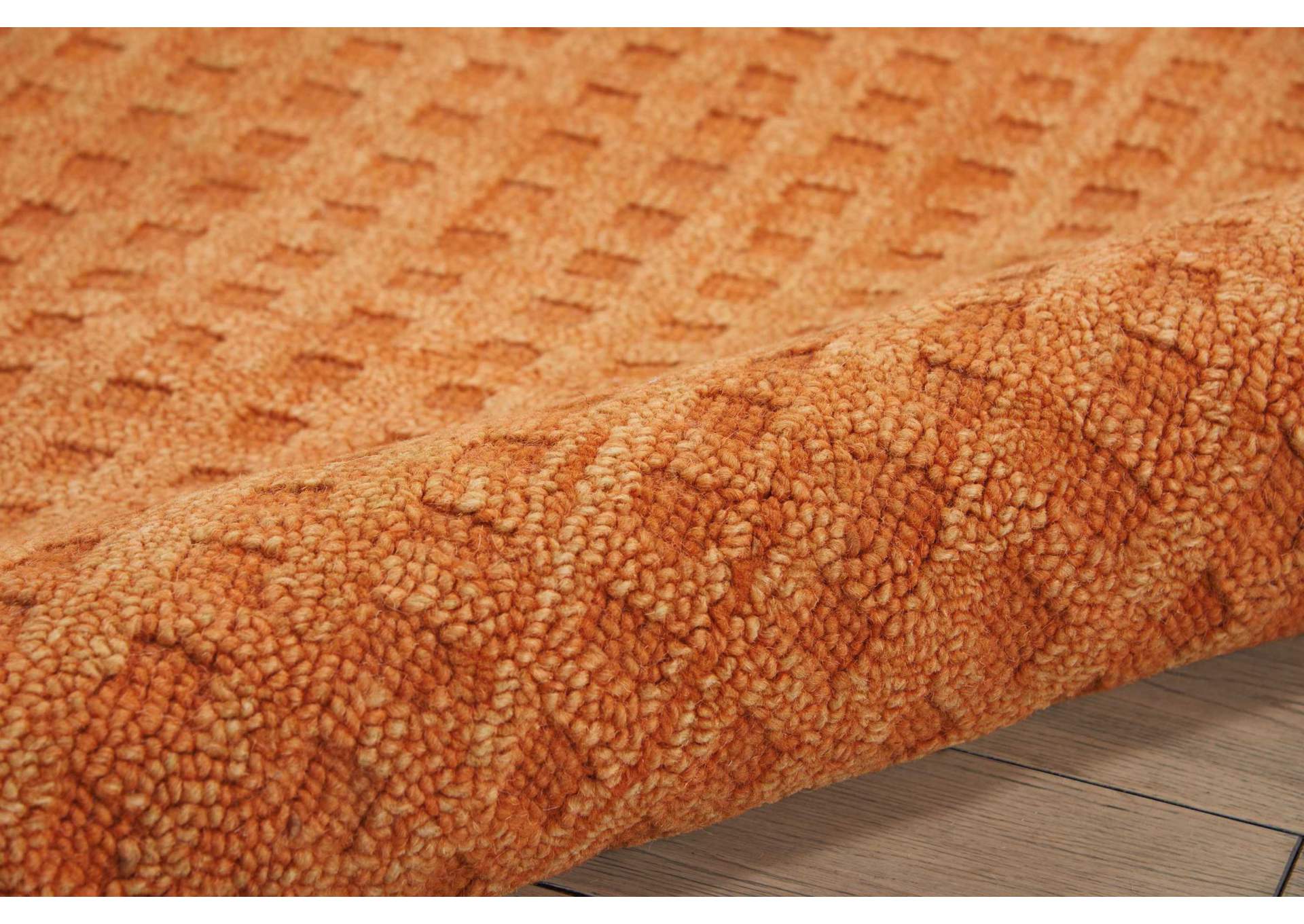 Nourison Marana MNN01 Orange 7'x10' Large Wool Rug,Nourison