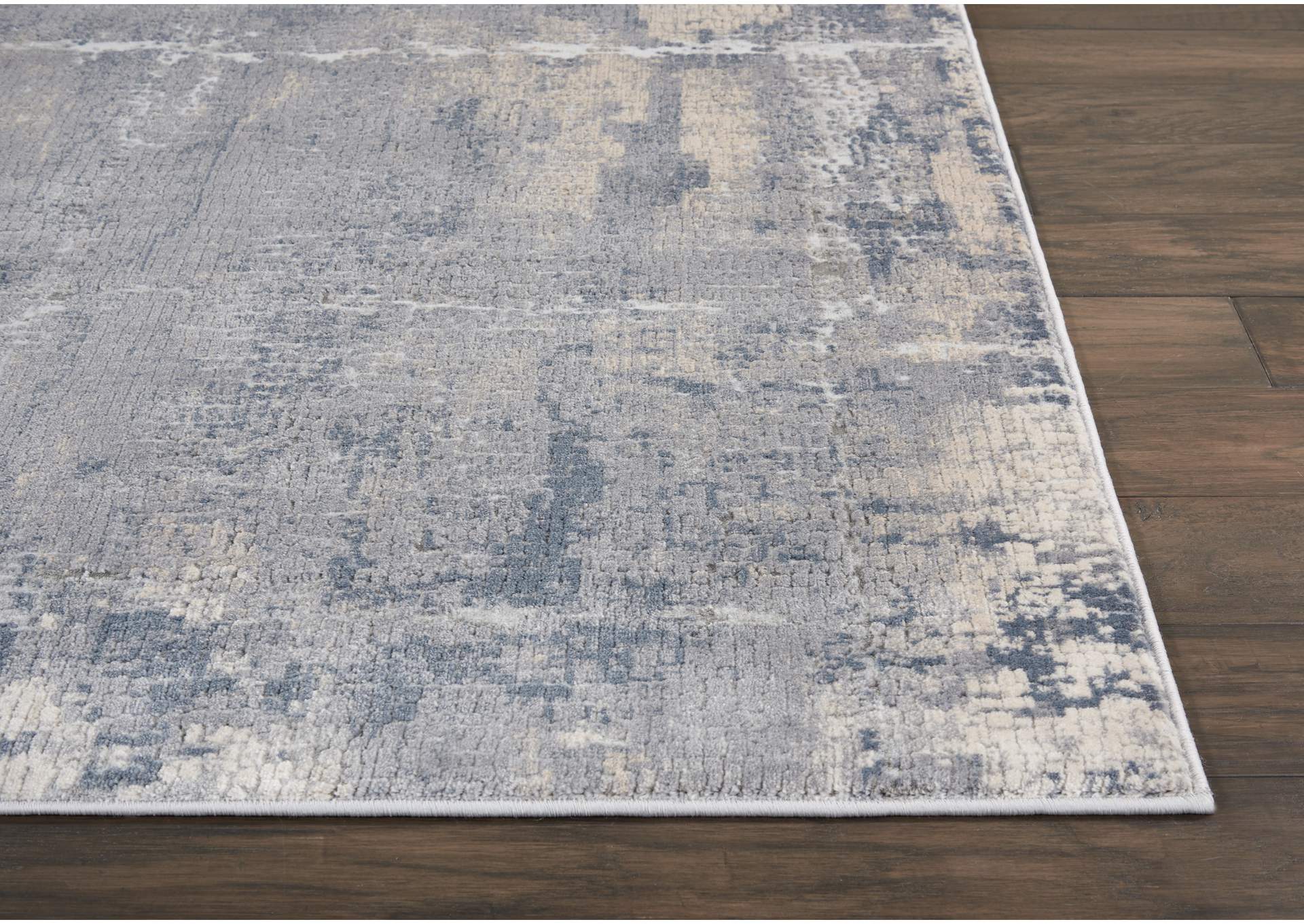 Nourison Rustic Textures RUS06 Grey and Beige 8'x11' Oversized Rug,Nourison
