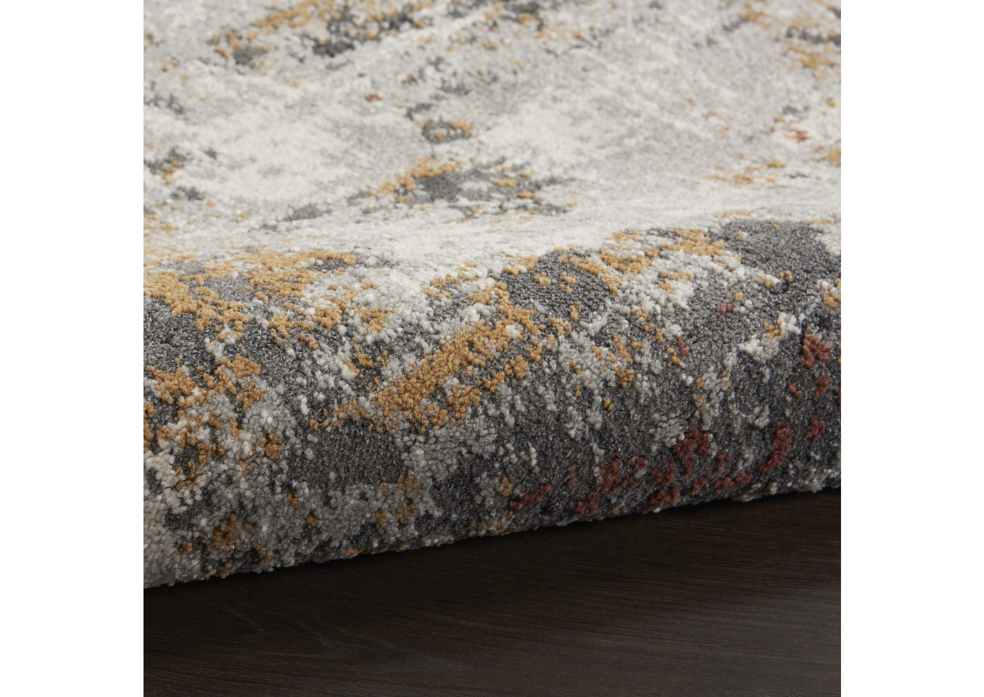 Nourison Tangra 8'x10' Grey Multi Area Rug,Nourison
