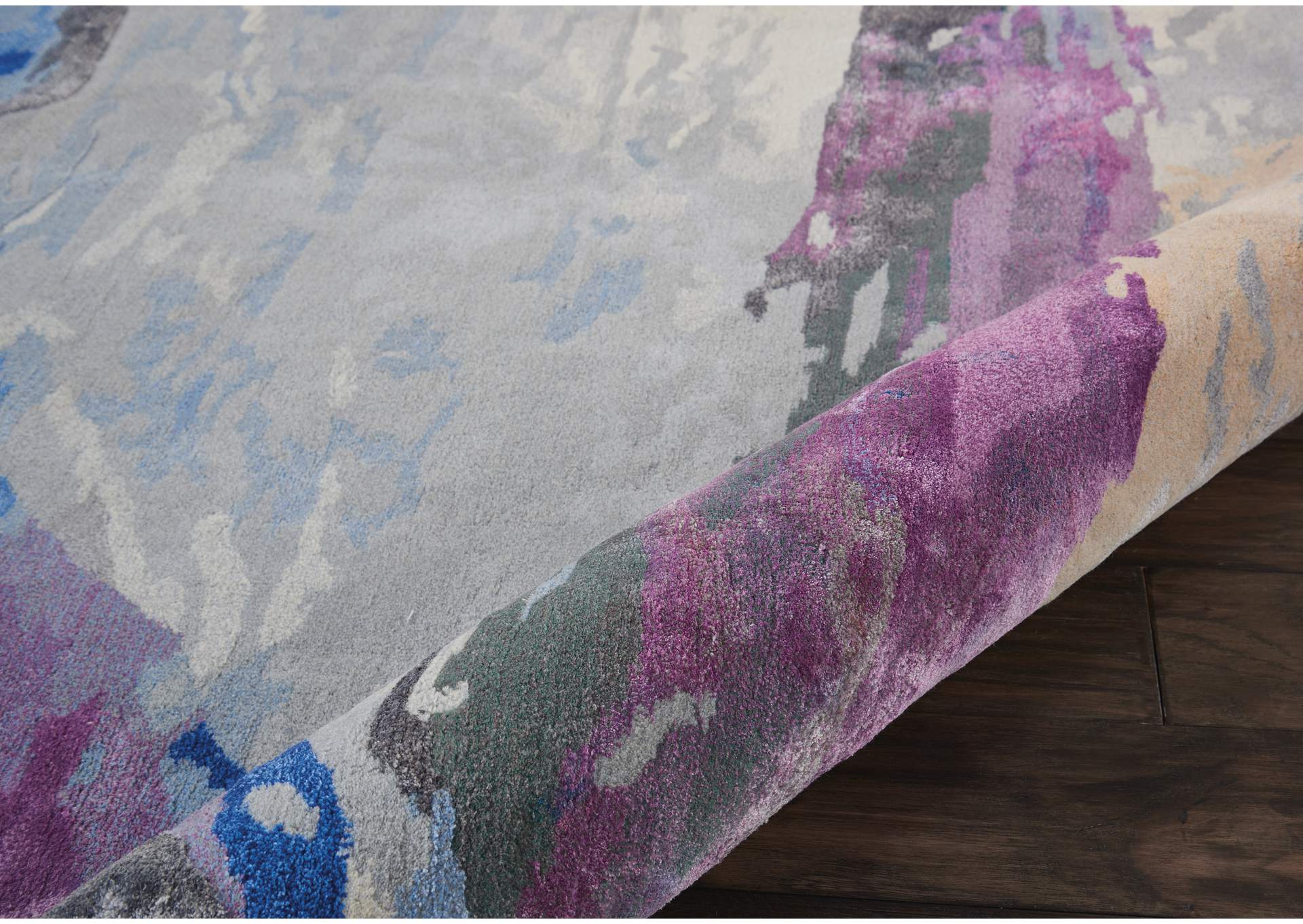 Nourison Prismatic 10'x14' Grey Multicolor Area Rug,Nourison