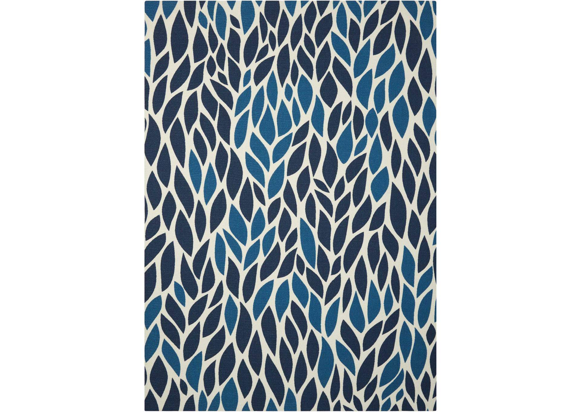 Nourison Home & Garden RS094 Blue 5'x8' Area Rug,Nourison