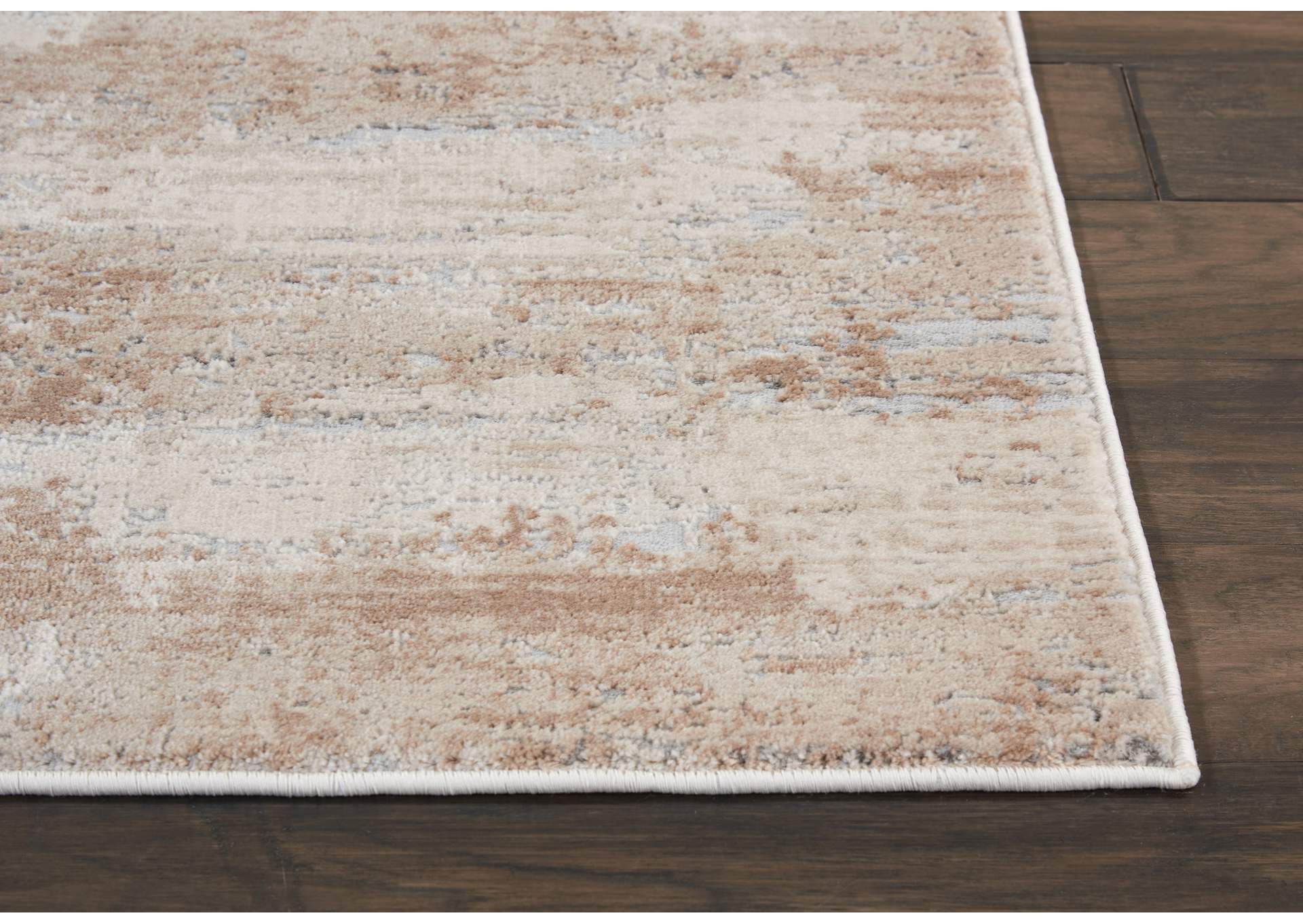 Nourison Rustic Textures RUS03 Beige 8' Runner Hallway Rug,Nourison
