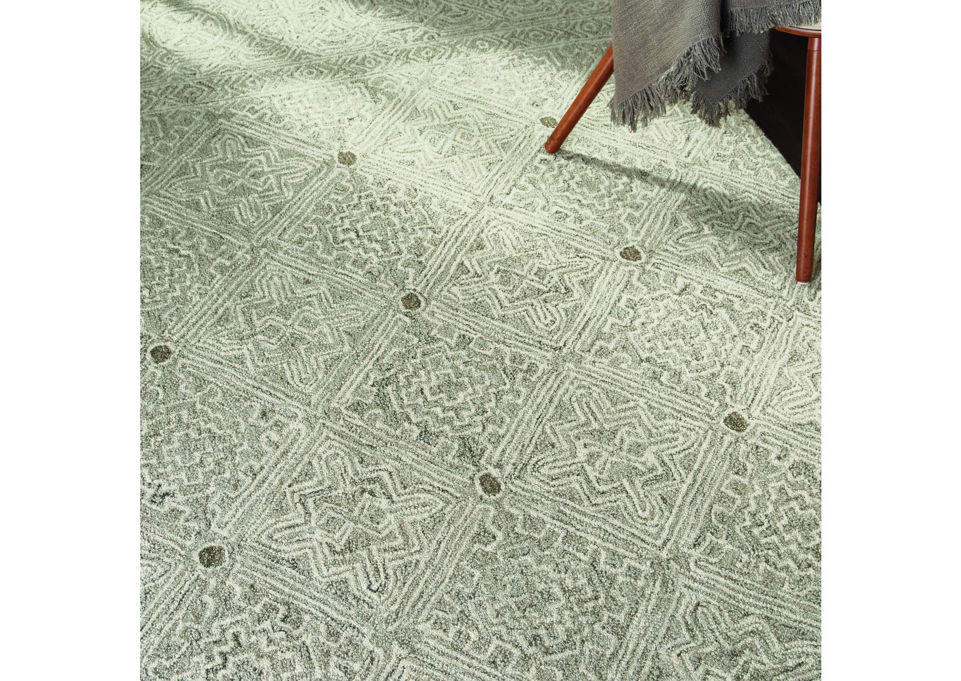 Nourison Azura AZM01 Grey 5'x8' Farmhouse Area Rug,Nourison