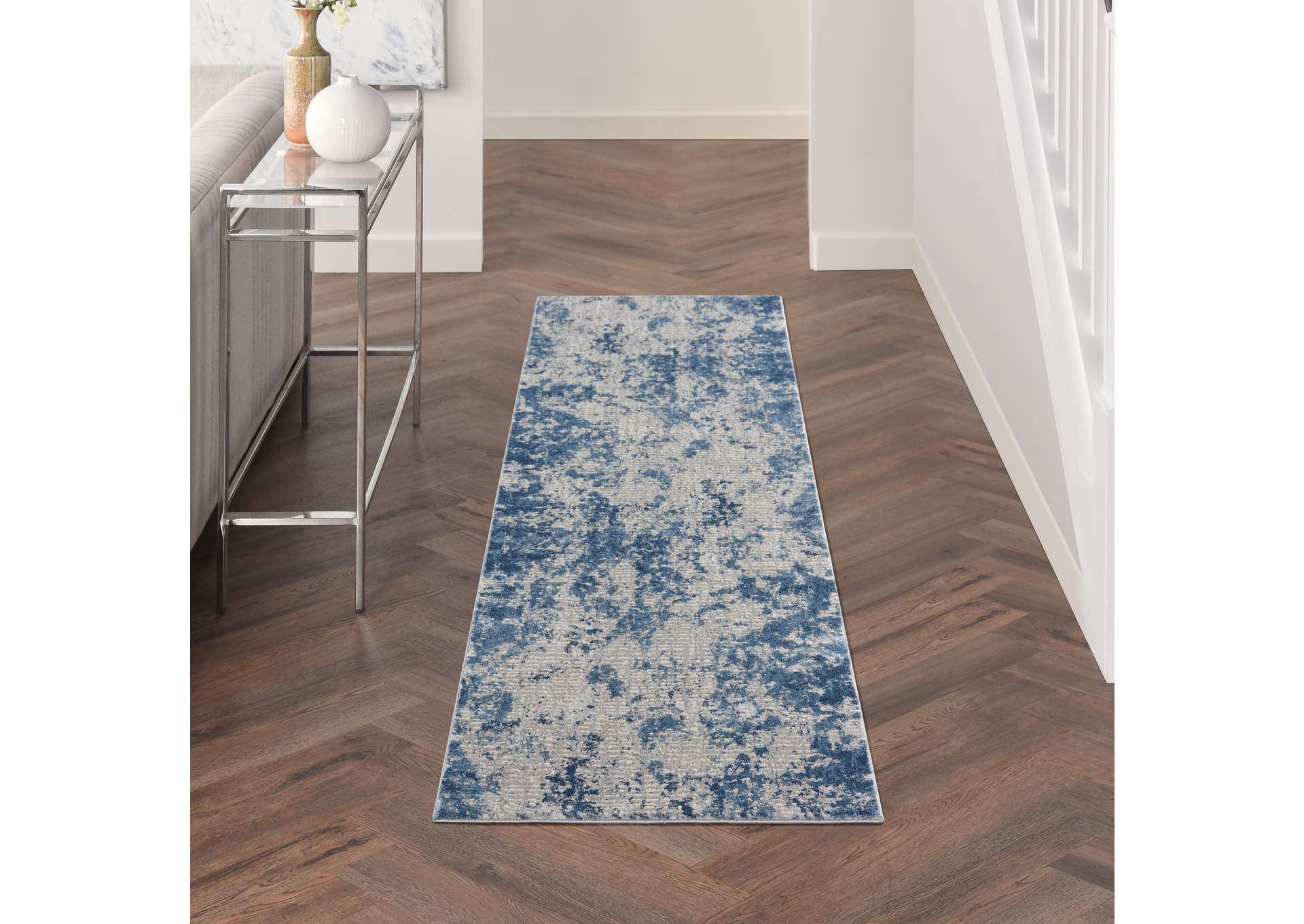 Nourison Rustic Textures 8' Runner Area Rug,Nourison
