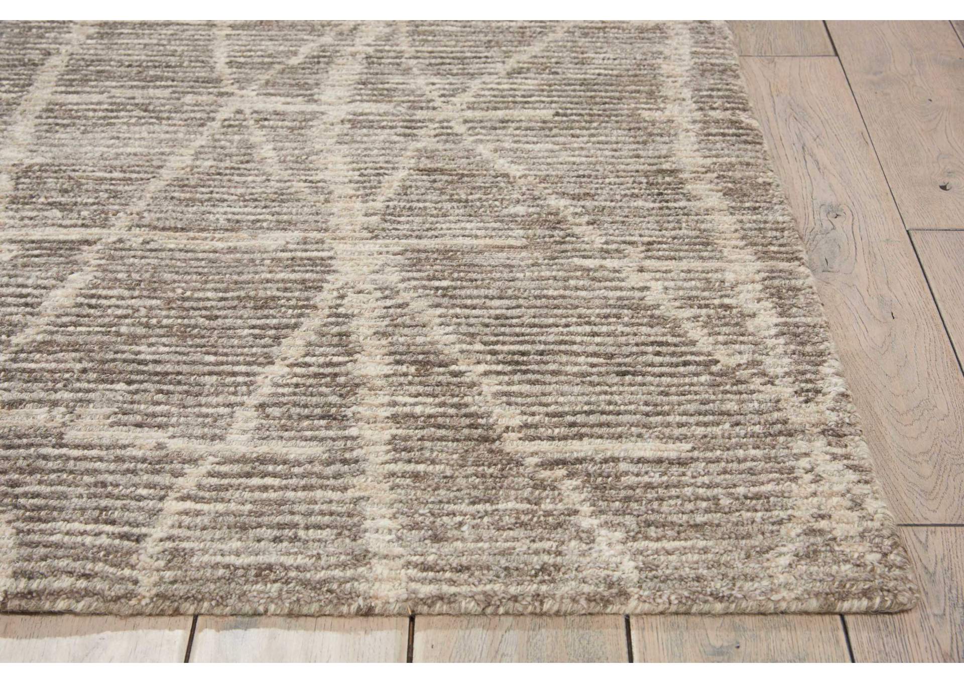 Nourison Ellora ELL02 Beige 9'x12' Oversized Handmade Rug,Nourison