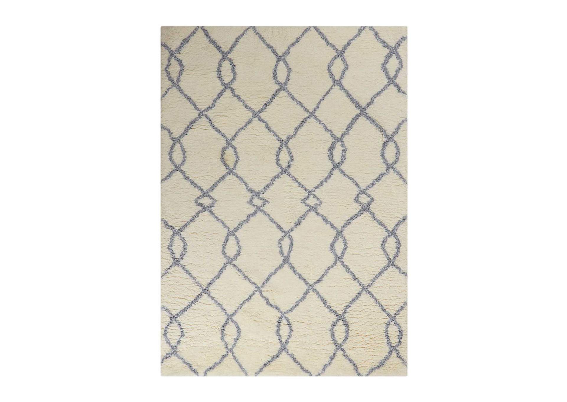 Nourison Galway GLW02 Blue and White 5'x7' Area Rug,Nourison