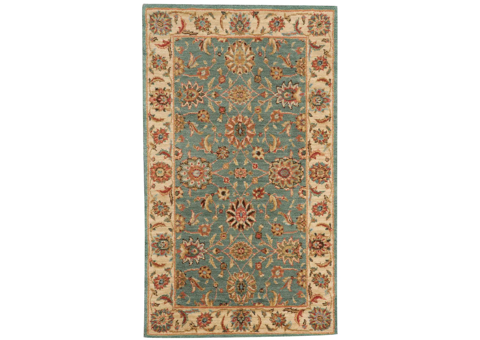 Nourison Living Treasures LI05 Blue 3'x5' Area Rug,Nourison