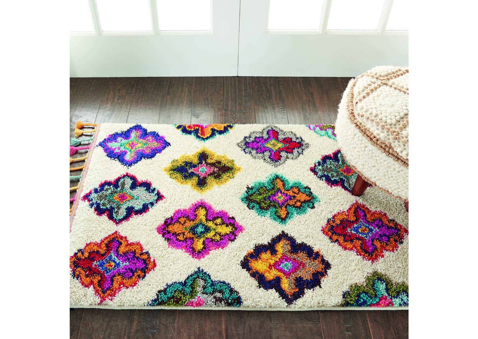 Nourison Nomad 2' X 4' Multicolor Boho Area Rug,Nourison