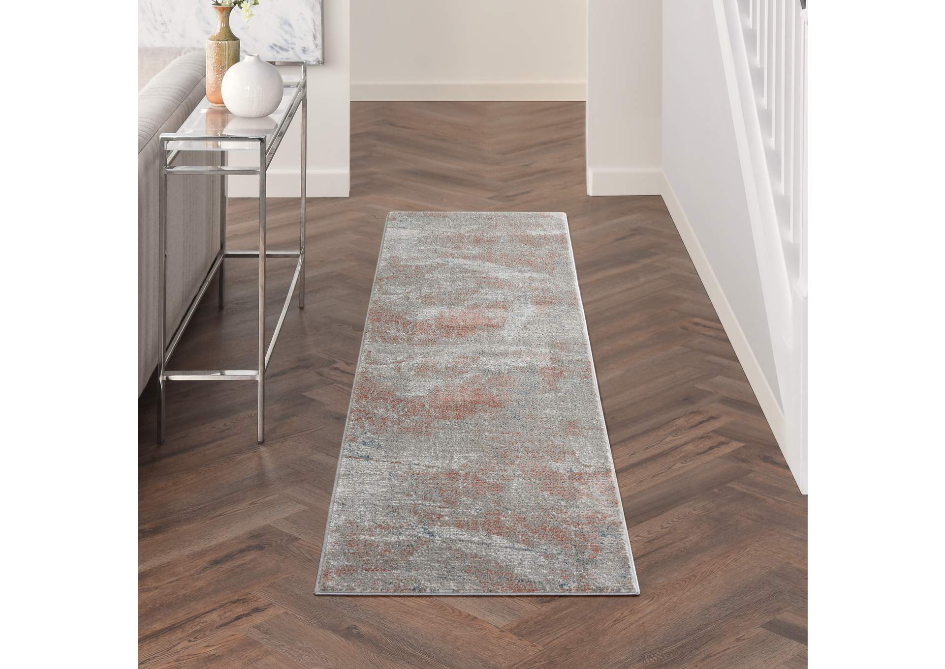 Nourison Rustic Textures 8' Runner Area Rug,Nourison