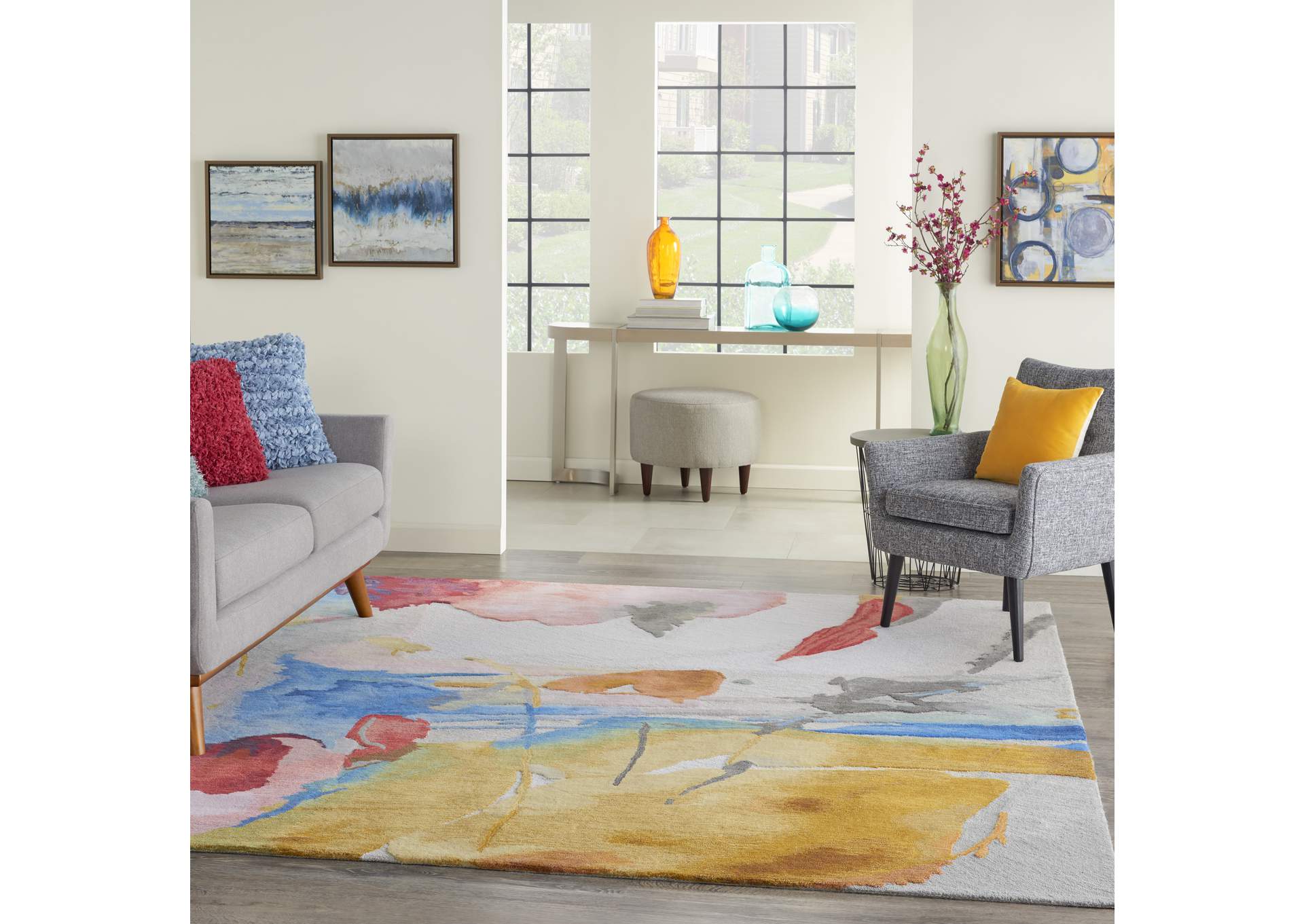 Nourison Symmetry 8' x 10' Area Rug,Nourison