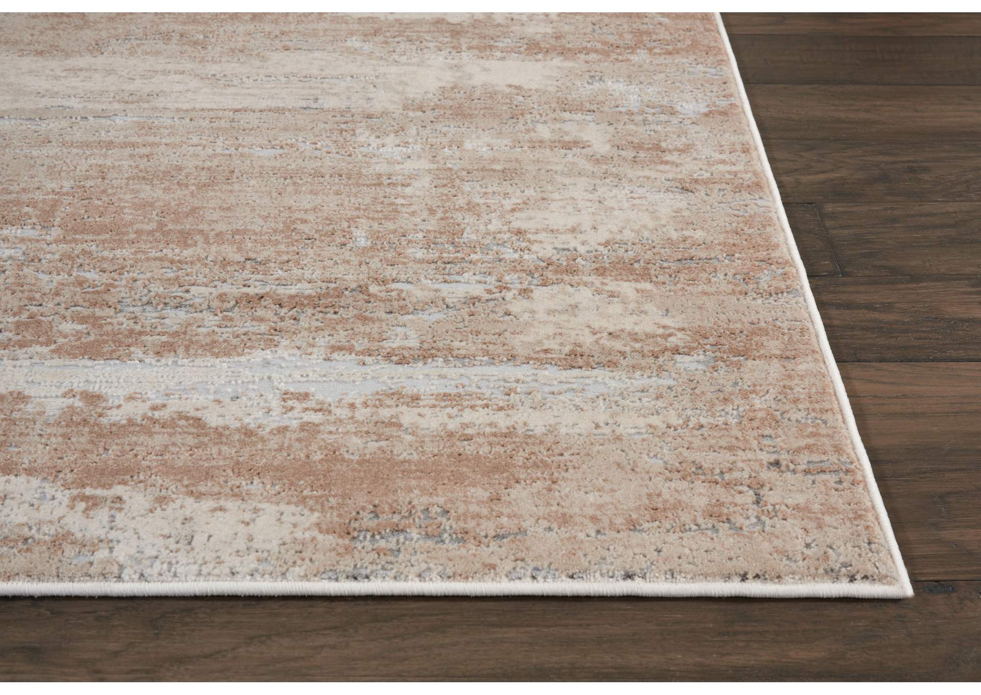 Nourison Rustic Textures RUS03 Beige 5'x7' Rustic Area Rug,Nourison