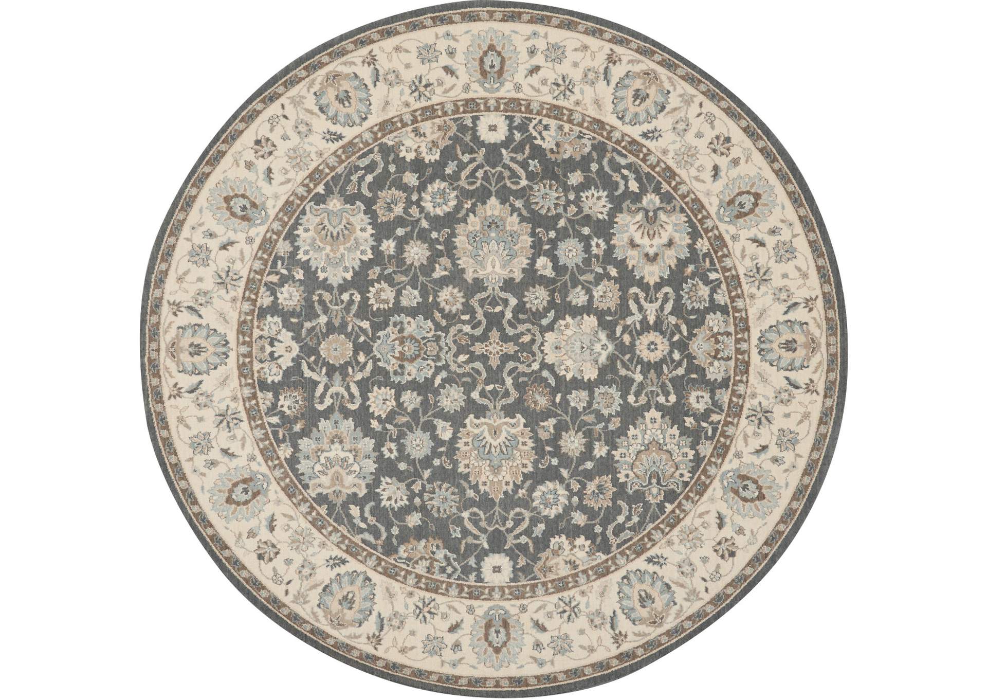 Nourison Living Treasures 8' Round Area Rug,Nourison