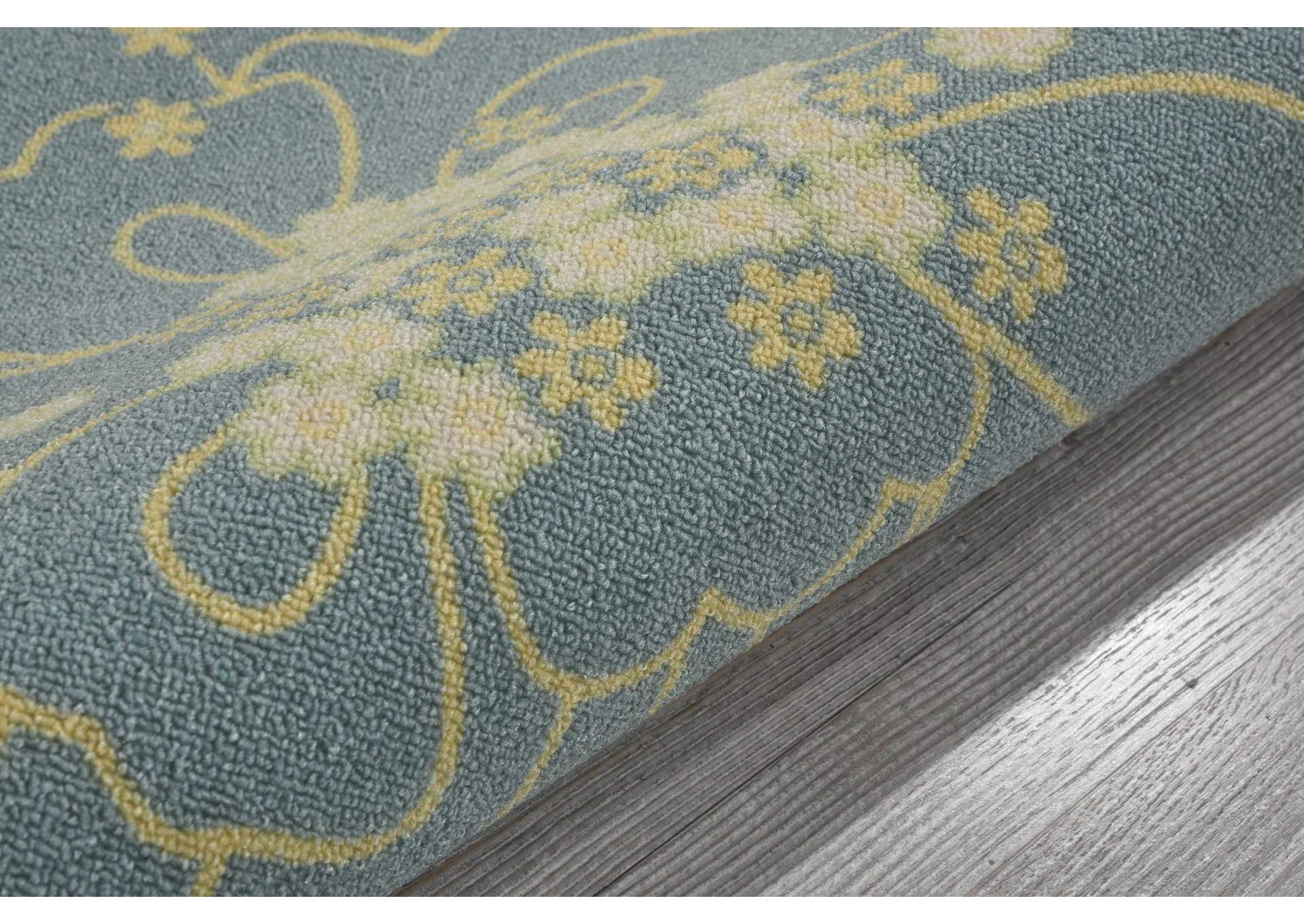 Nourison Home & Garden 2'x4' Green Area Rug,Nourison