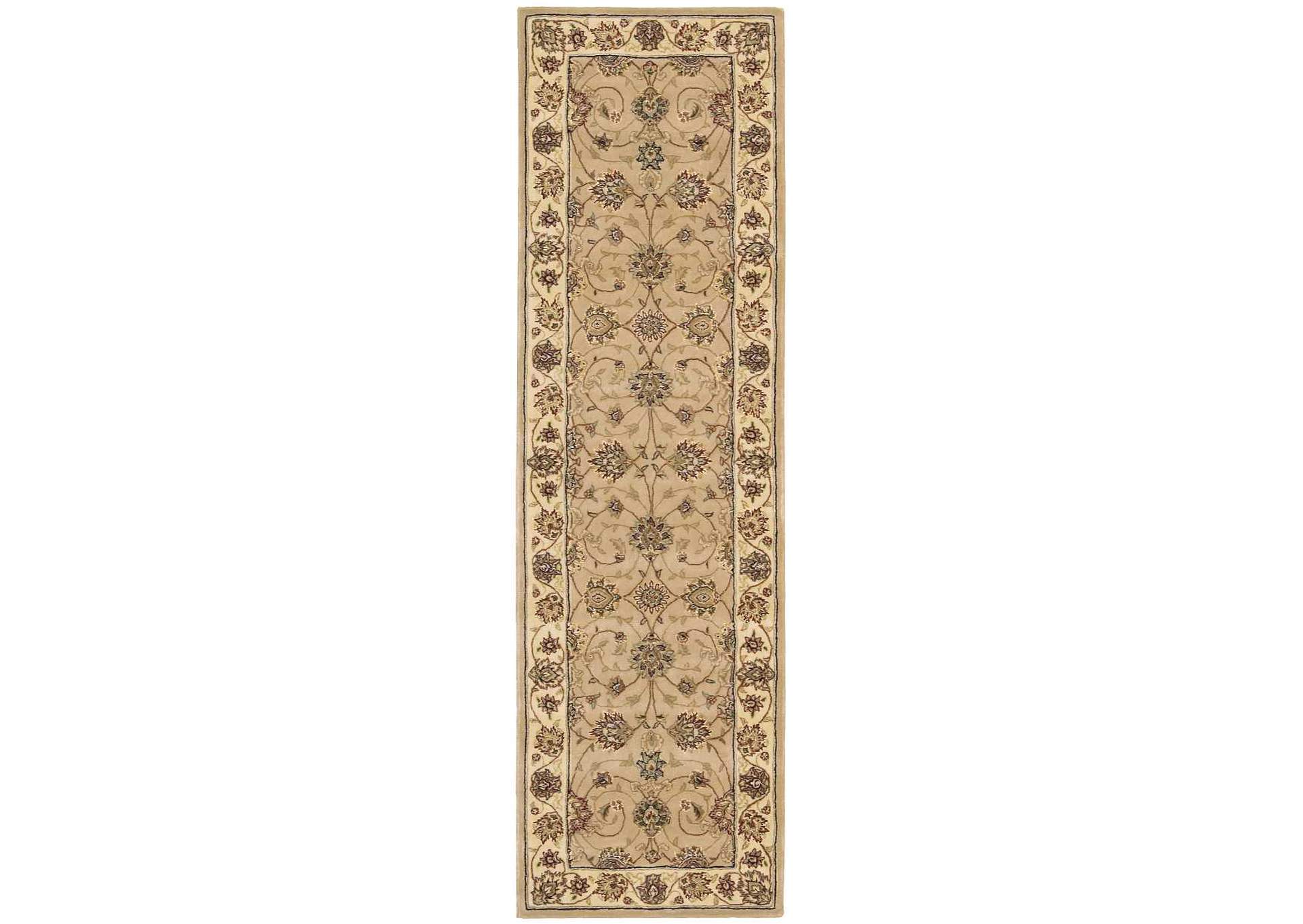 Nourison 2000 2071 Camel 8' Runner Area Rug,Nourison