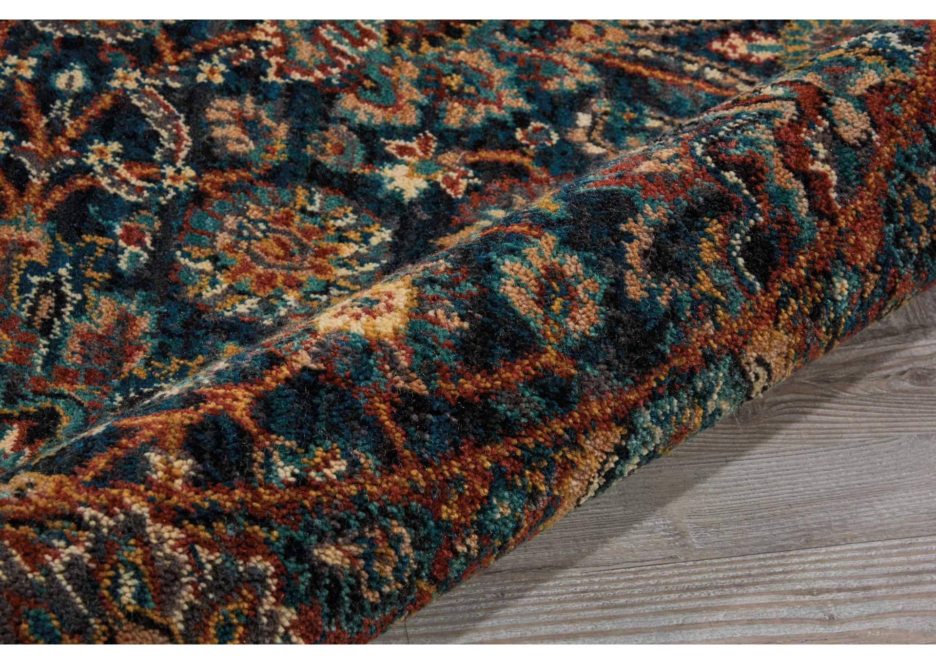 Nourison 2020 NR201 Navy 5' Round Area Rug,Nourison
