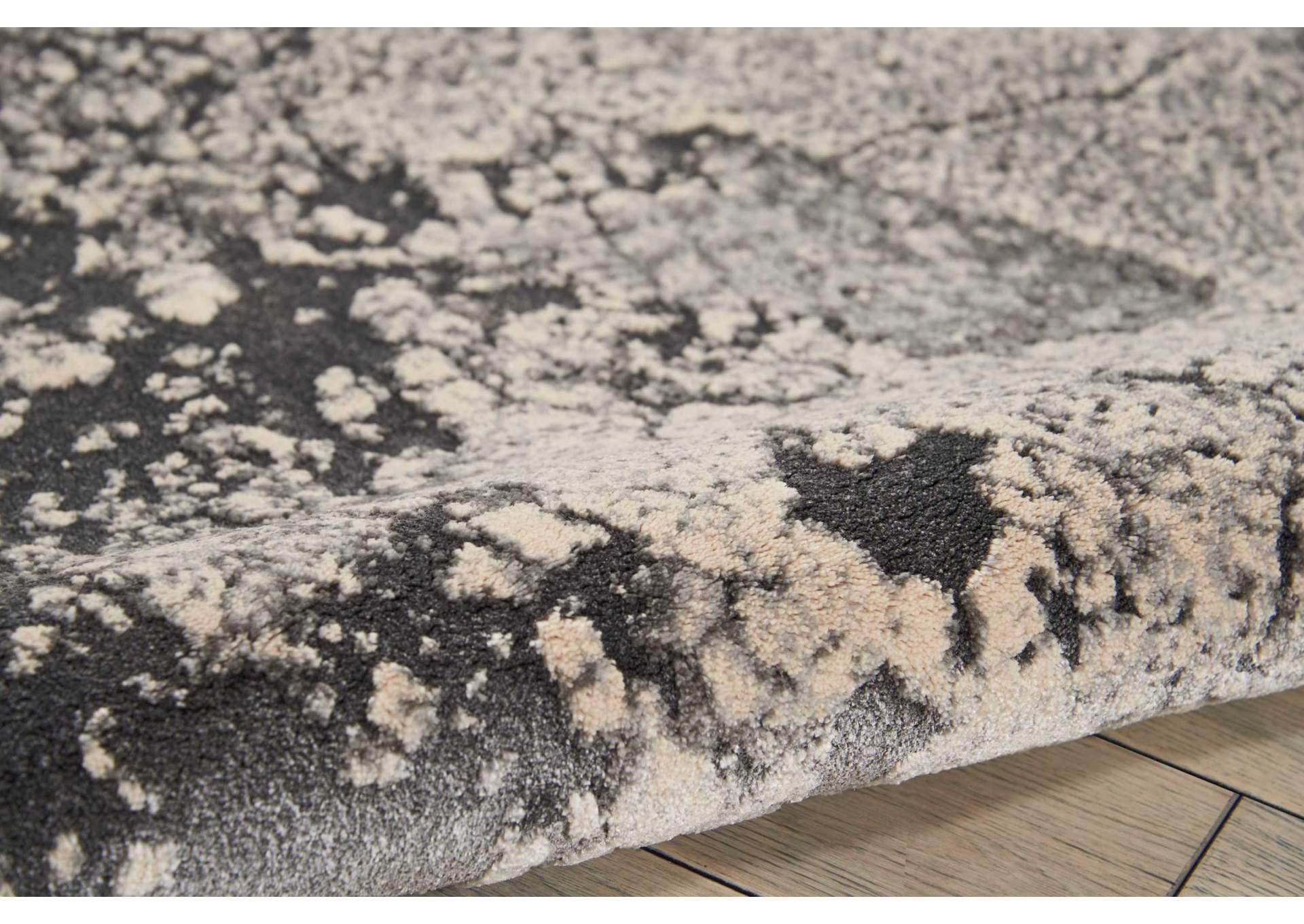 kathy ireland Home Heritage KI352 Grey 5'x7' Area Rug,Nourison