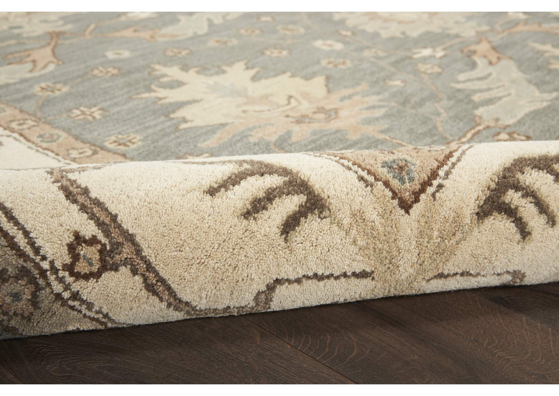 Nourison India House 9'x12' Blue Area Rug,Nourison