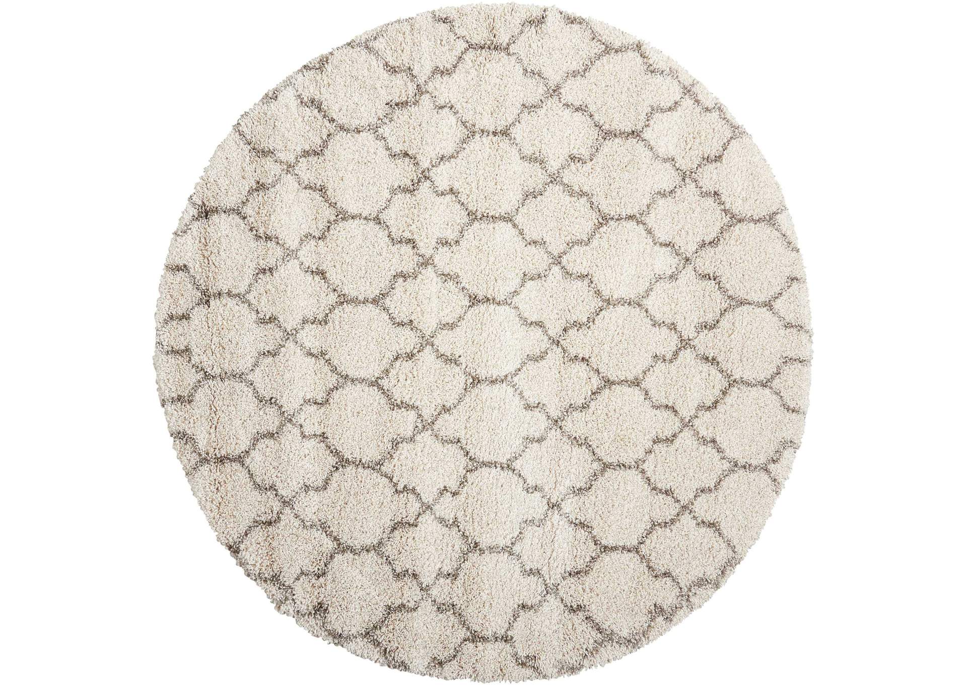 Nourison Amore AMOR2 Beige 7' Round Rug,Nourison