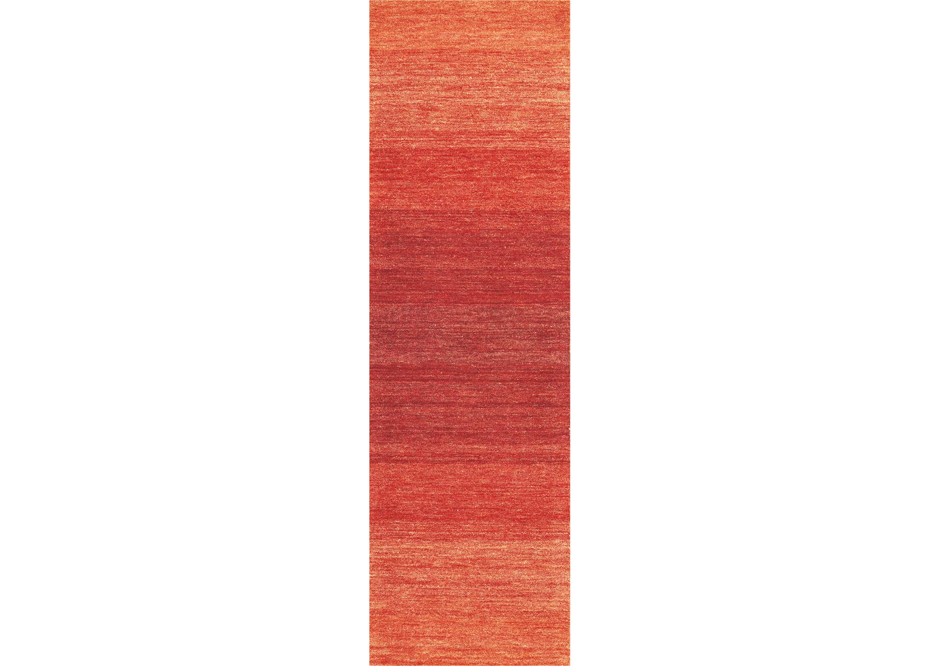 Calvin Klein Linear Glow GLO01 Red 8' Runner Hallway Rug,Nourison
