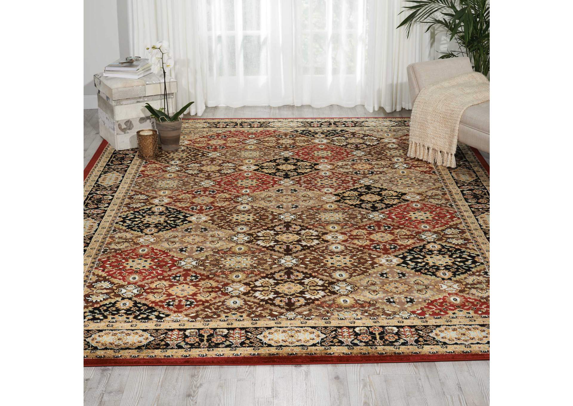 Nourison Delano DEL03 Multicolor 8'x11' Rug,Nourison