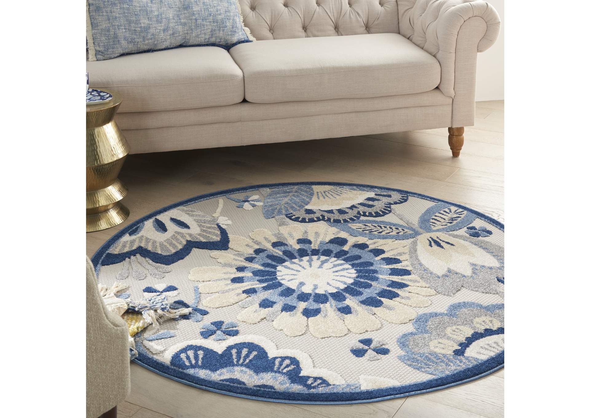Nourison Aloha 4' Round Area Rug,Nourison