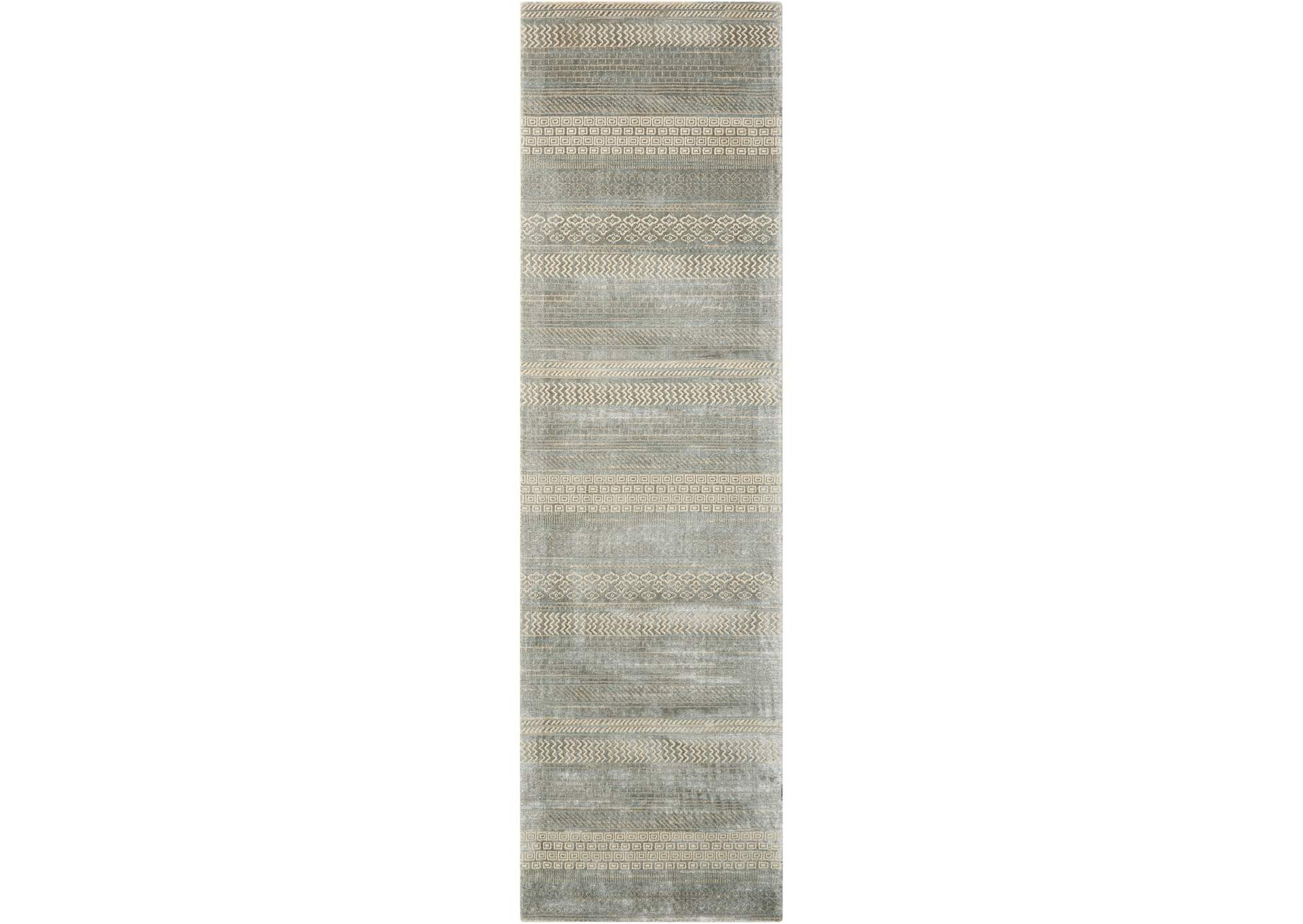 Calvin Klein Home Maya MAY03 Dolomite 8' Runner Hallway Rug,Nourison