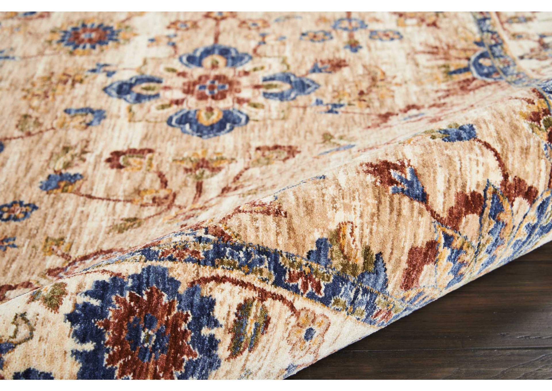 Nourison Lagos LAG04 Beige Multicolor 10'x13' Oversized Low-pile Rug,Nourison