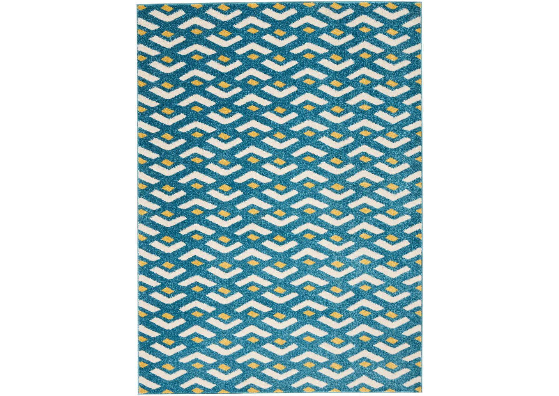 Nourison Harper DS300 Blue 5'x7' Area Rug,Nourison