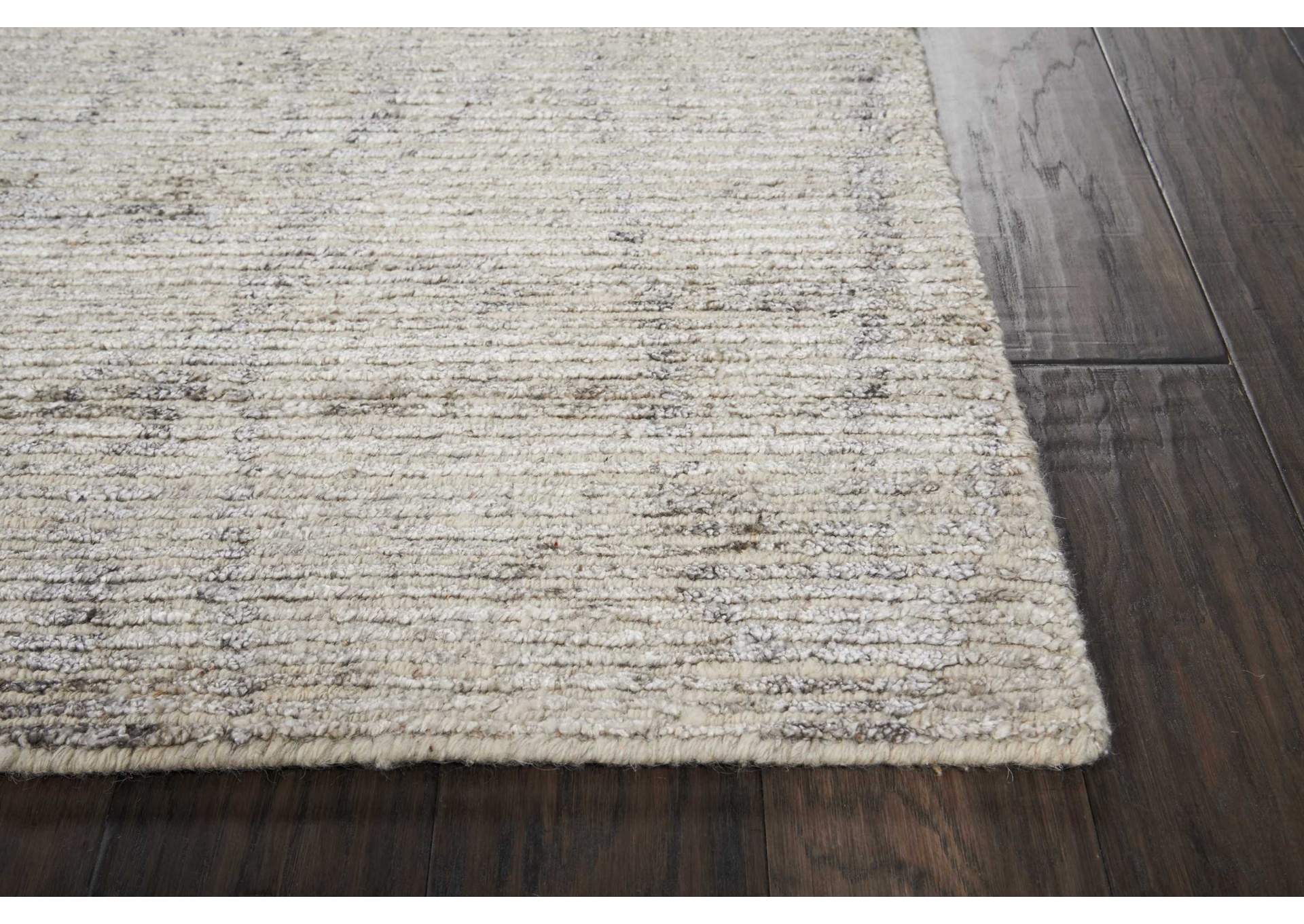 Nourison Ellora ELL02 Grey 10'x14' Oversized Handmade Rug,Nourison