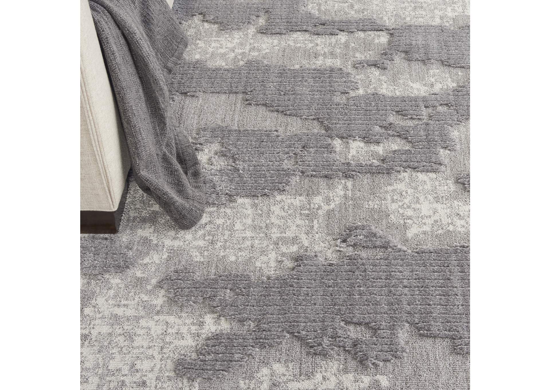 Nourison Zermatt 9' x 12' Ivory Neutral Area Rug,Nourison