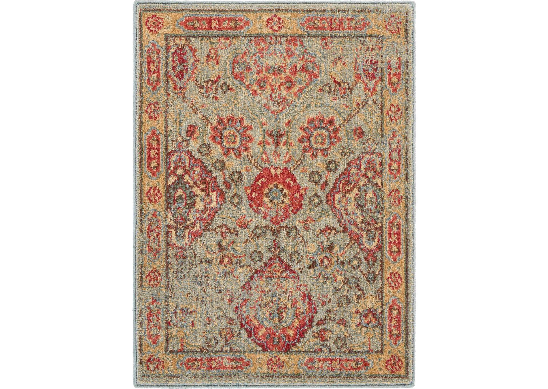 Nourison Somerset 2' X 3' Light Green Area Rug,Nourison