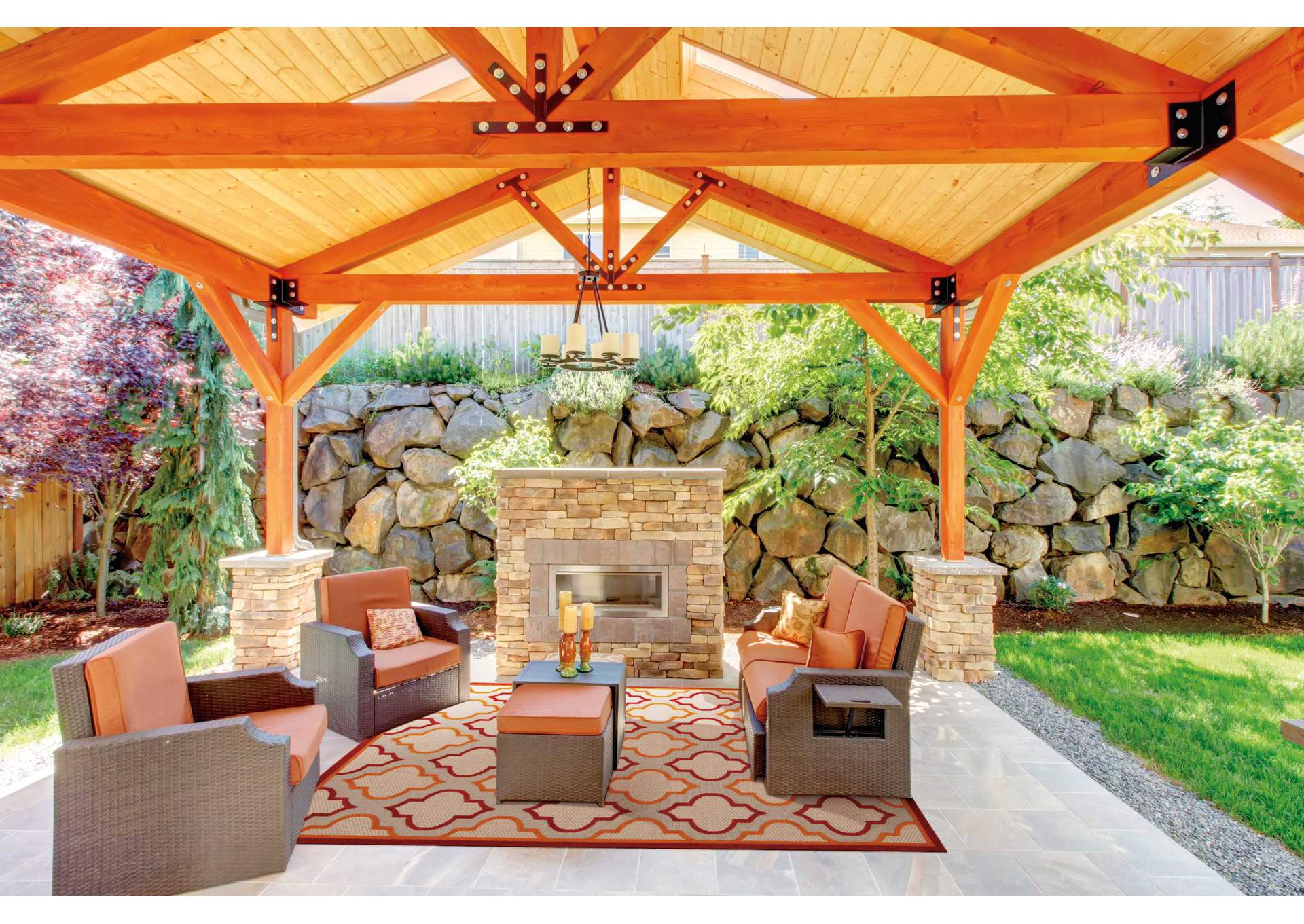 Nourison Aloha ALH06 Red 4'x6' Indoor-outdoor Area Rug,Nourison