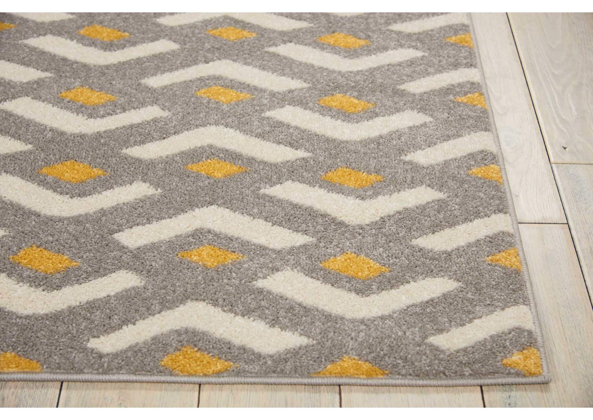 Nourison Harper DS300 Grey 5'x7' Area Rug,Nourison
