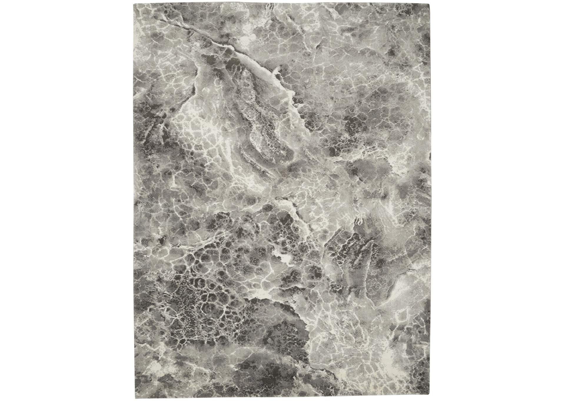 Calvin Klein Gradient 8' x 10' Grey and White Artistic Area Rug,Nourison