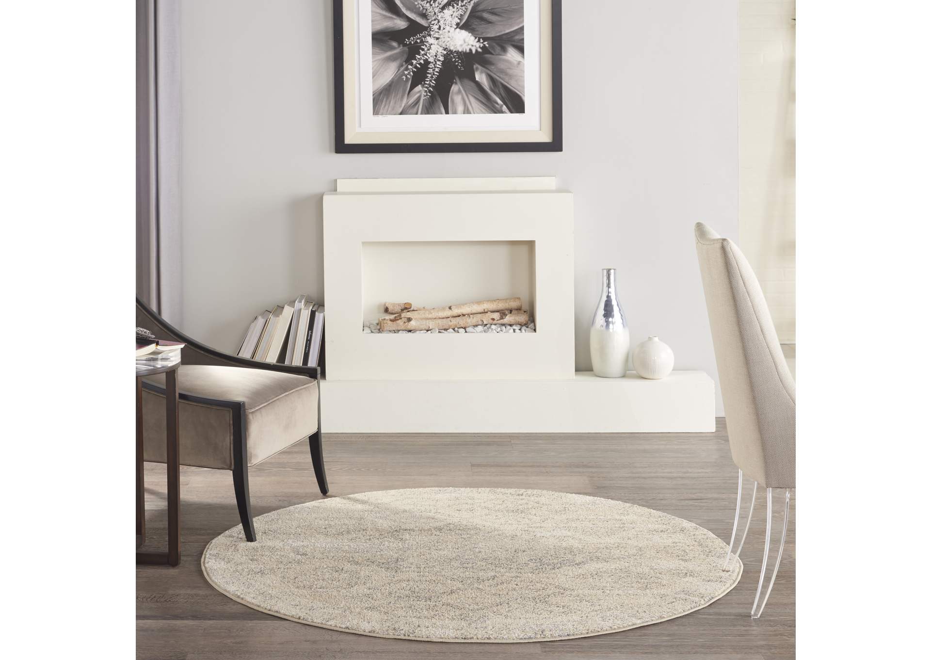Nourison Tranquil 5' Round Area Rug,Nourison