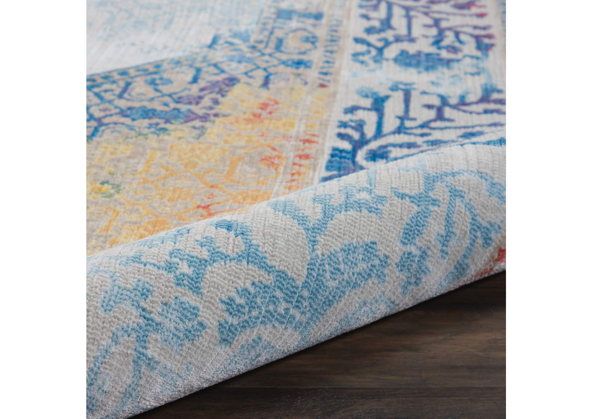 Nourison Ankara Global ANR04 Multicolor 9'x12' Oversized Low-pile Rug,Nourison