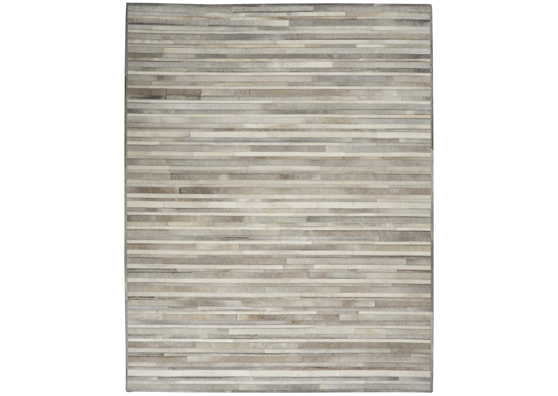 Calvin Klein Home Prairie PRA1 Grey 10'x14' Rug,Nourison