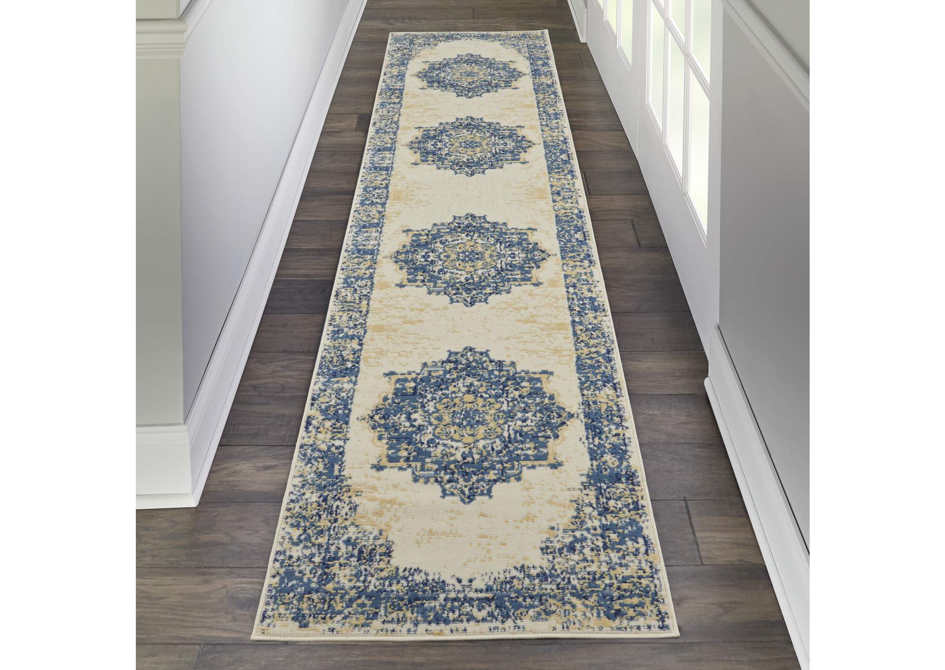 Nourison Grafix 10' Runner Area Rug,Nourison