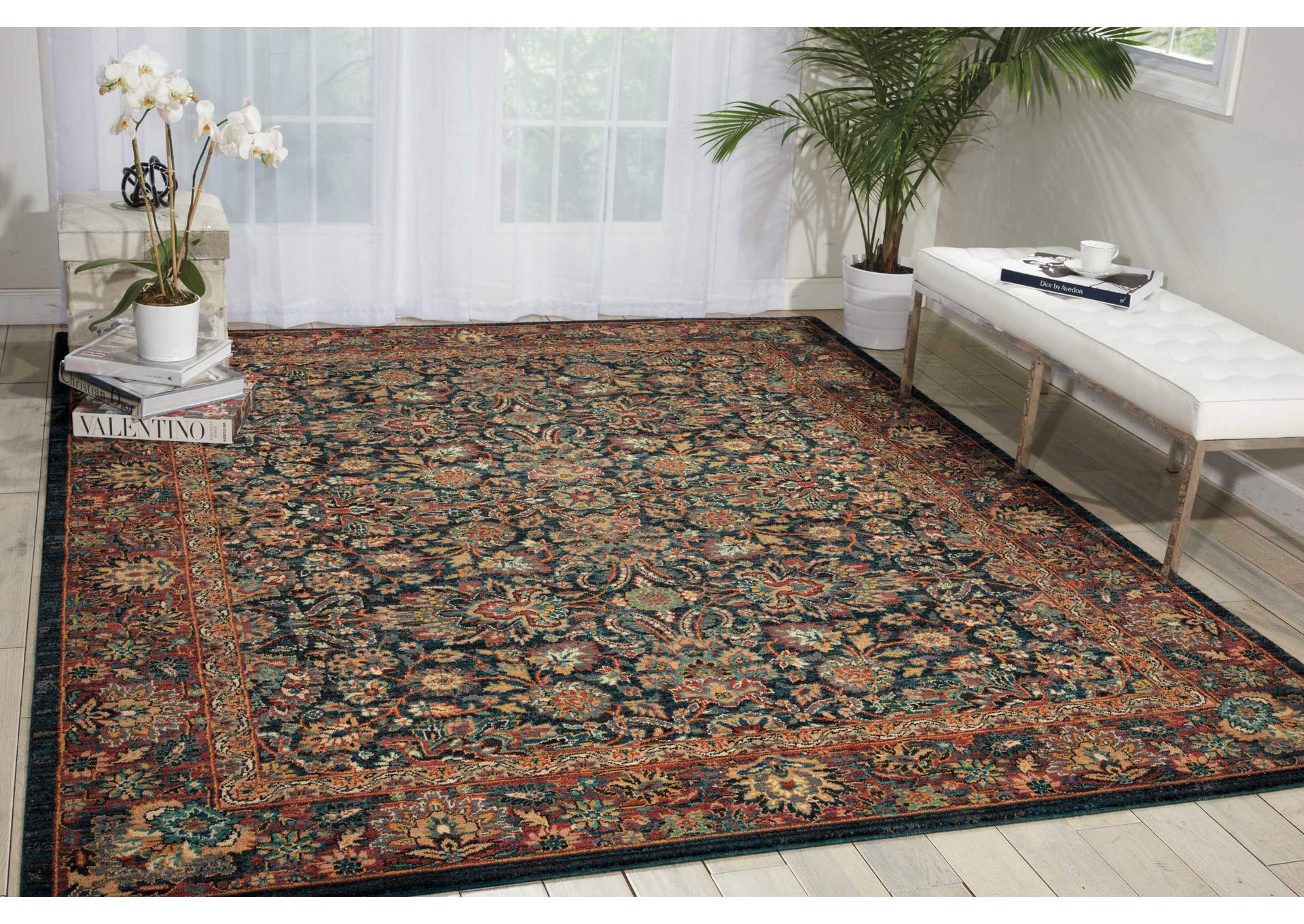 Nourison 2020 NR201 Navy 9'x13' Area Rug,Nourison