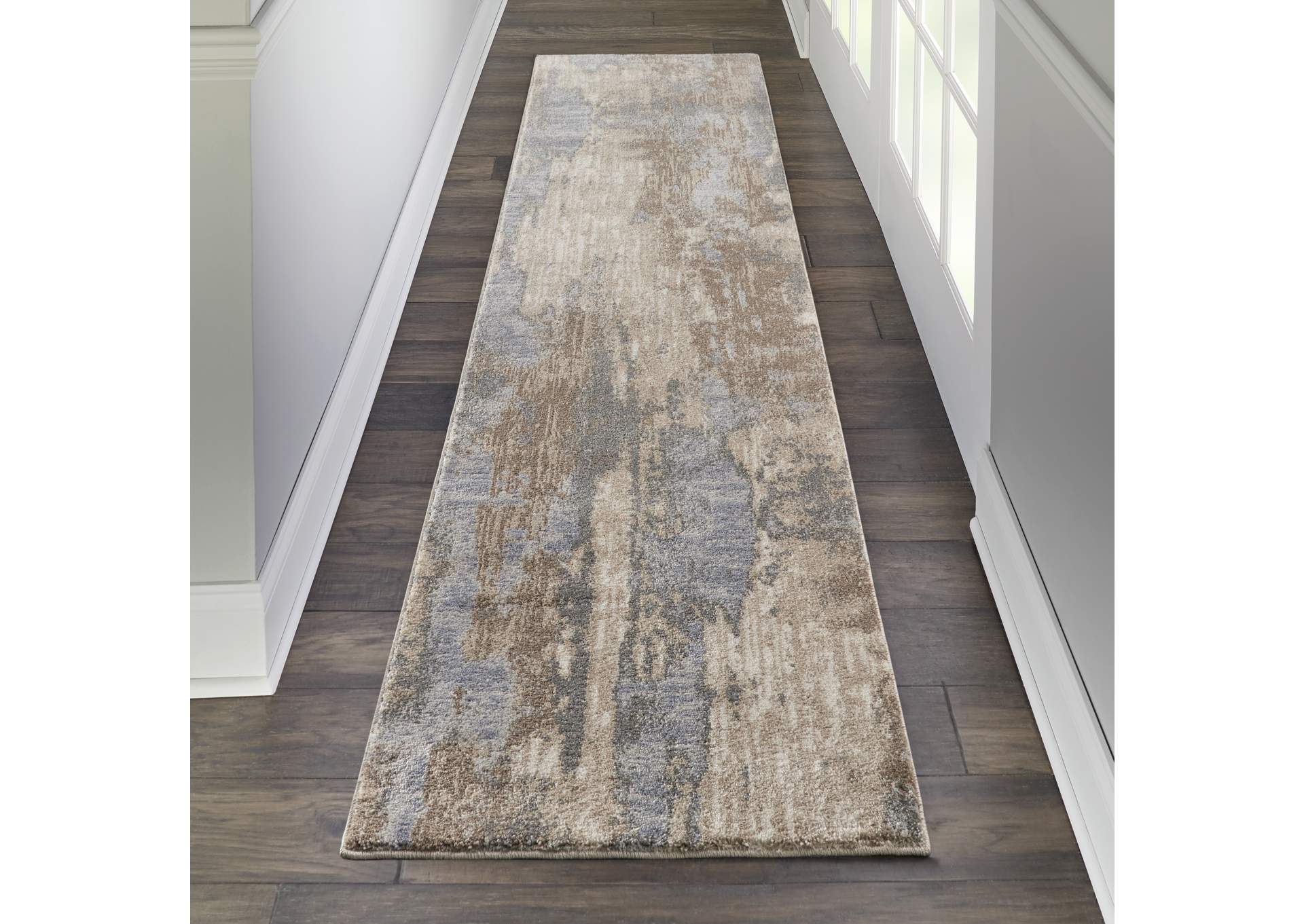 Kathy Ireland Moroccan Celebration 8' Runner Area Rug,Nourison