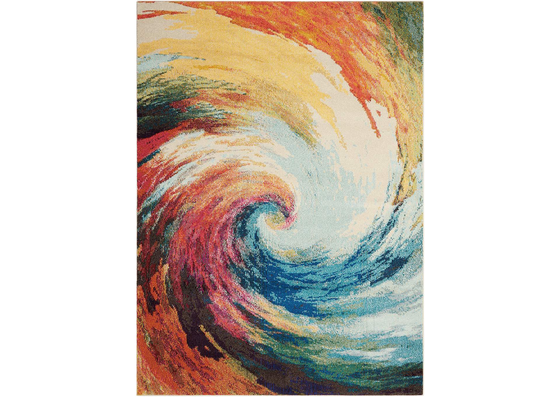 Nourison Celestial CES07 Multicolor 5'x7' Colorful Area Rug,Nourison