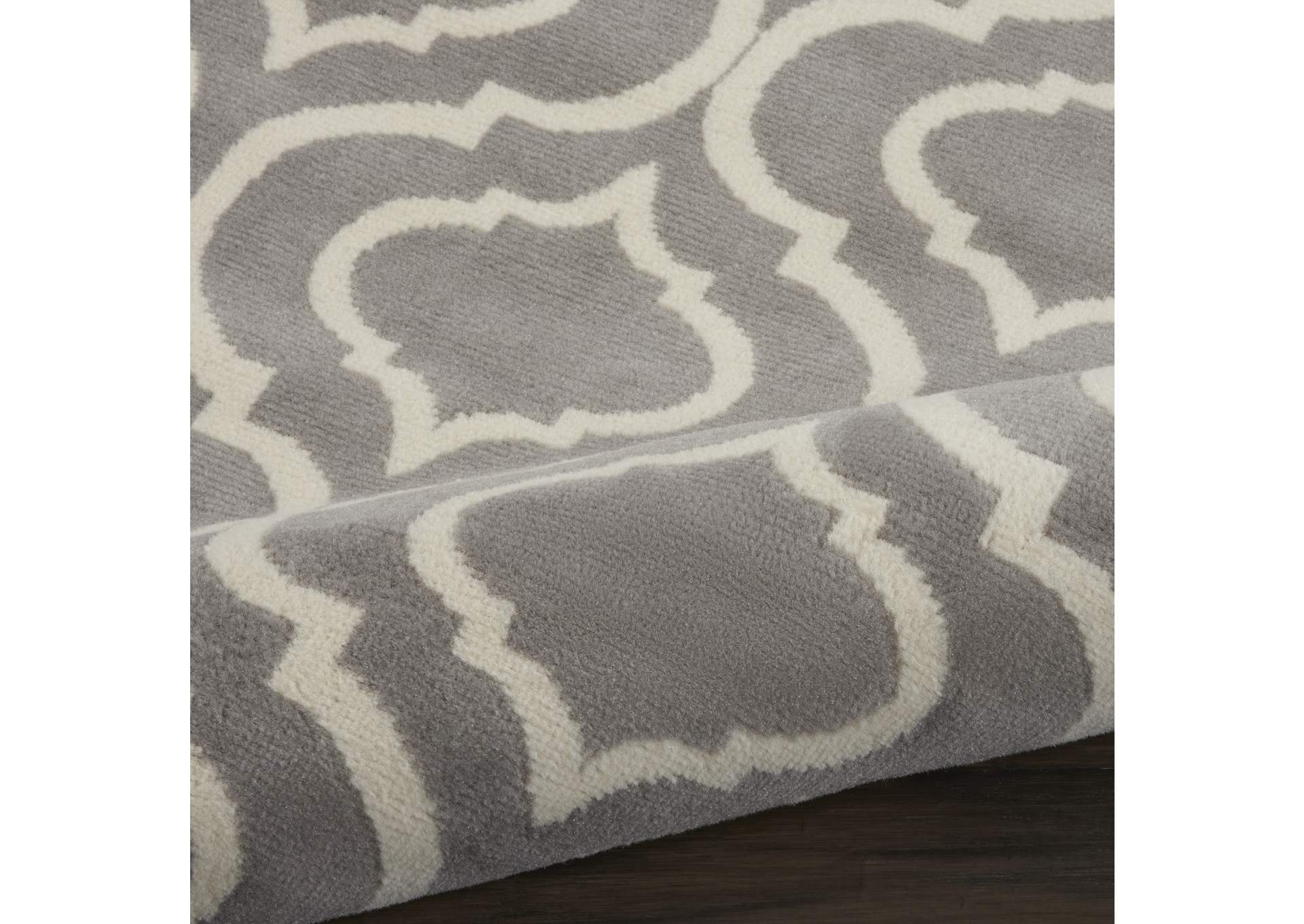 Nourison Jubilant 9'x12' Grey Area Rug,Nourison