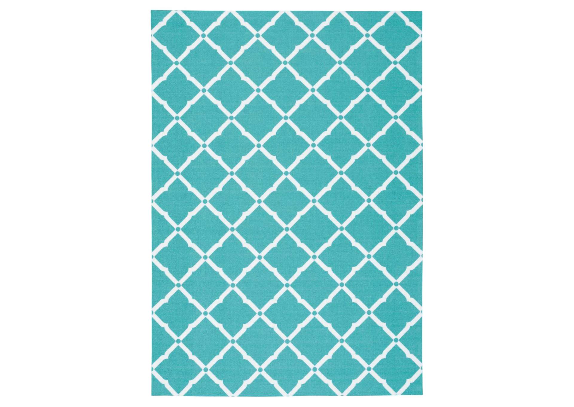 Nourison Home & Garden RS091 Blue 5'x8' Area Rug,Nourison