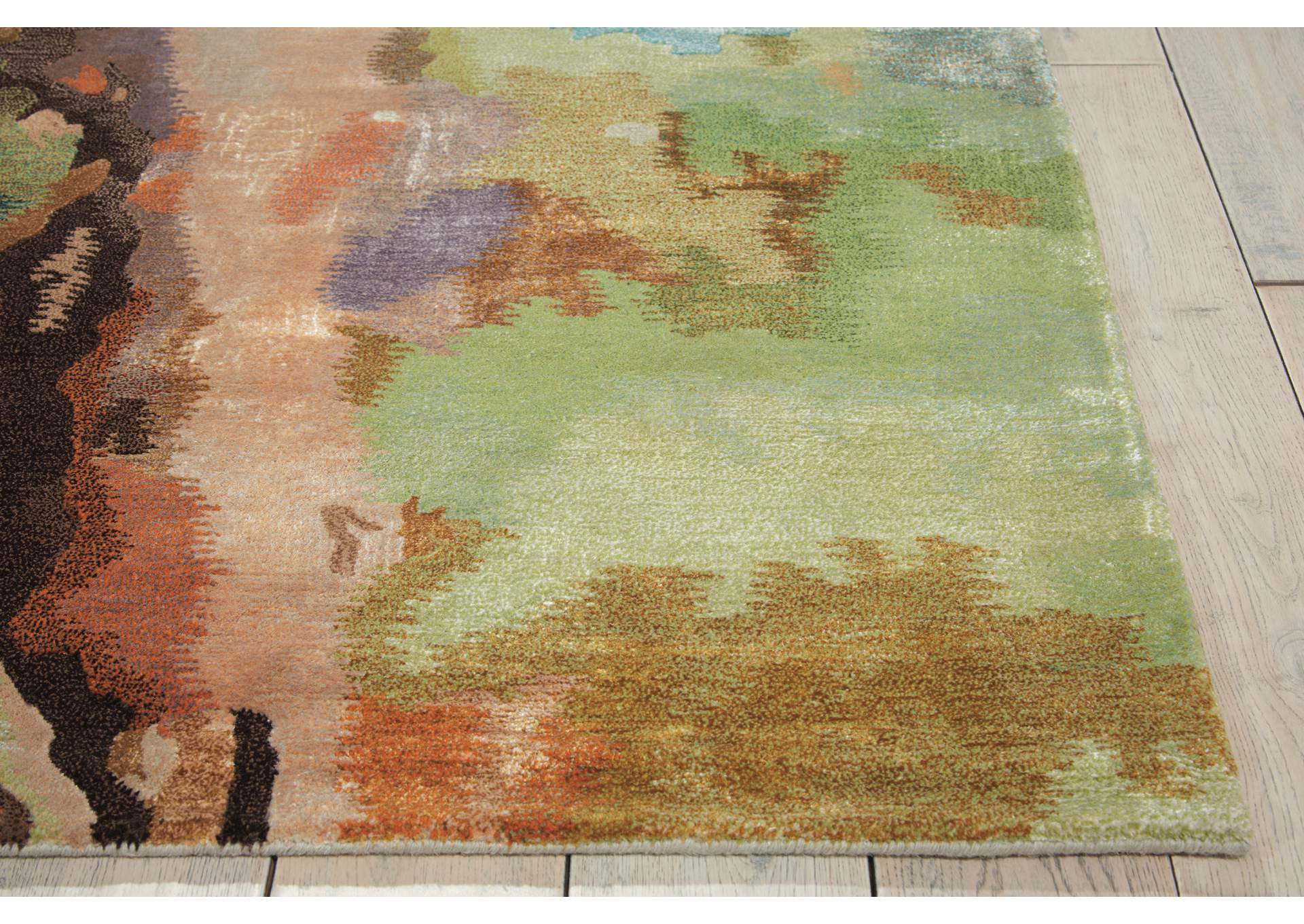 Nourison Prismatic 9'x12' Multicolor Abstract Area Rug,Nourison