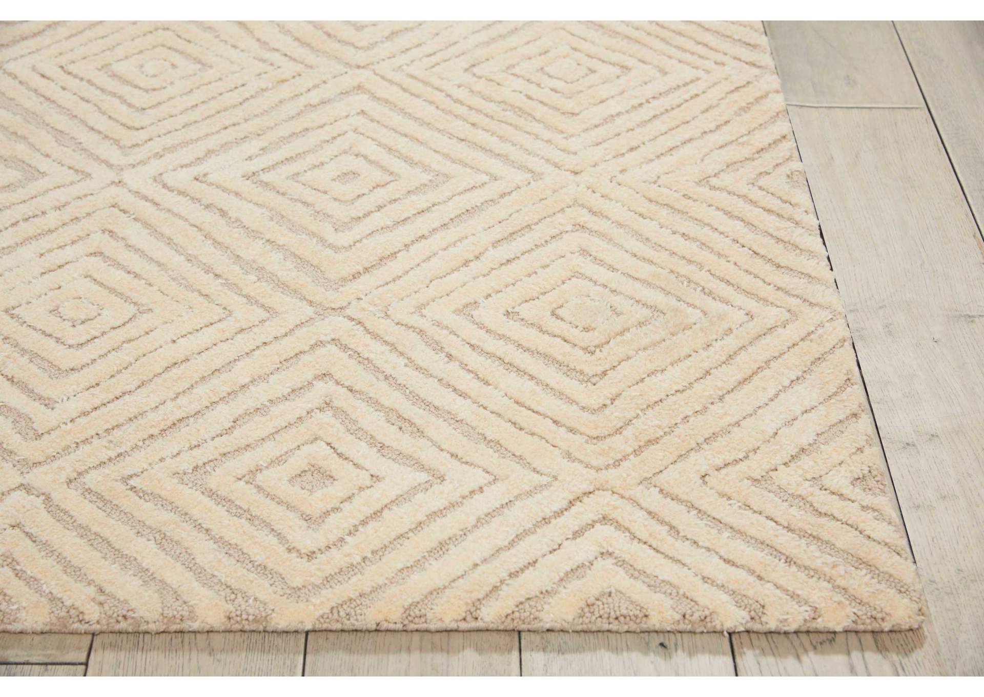 Nourison Deco Mod DEC01 Taupe/Ivory 4'x6' Area Rug,Nourison