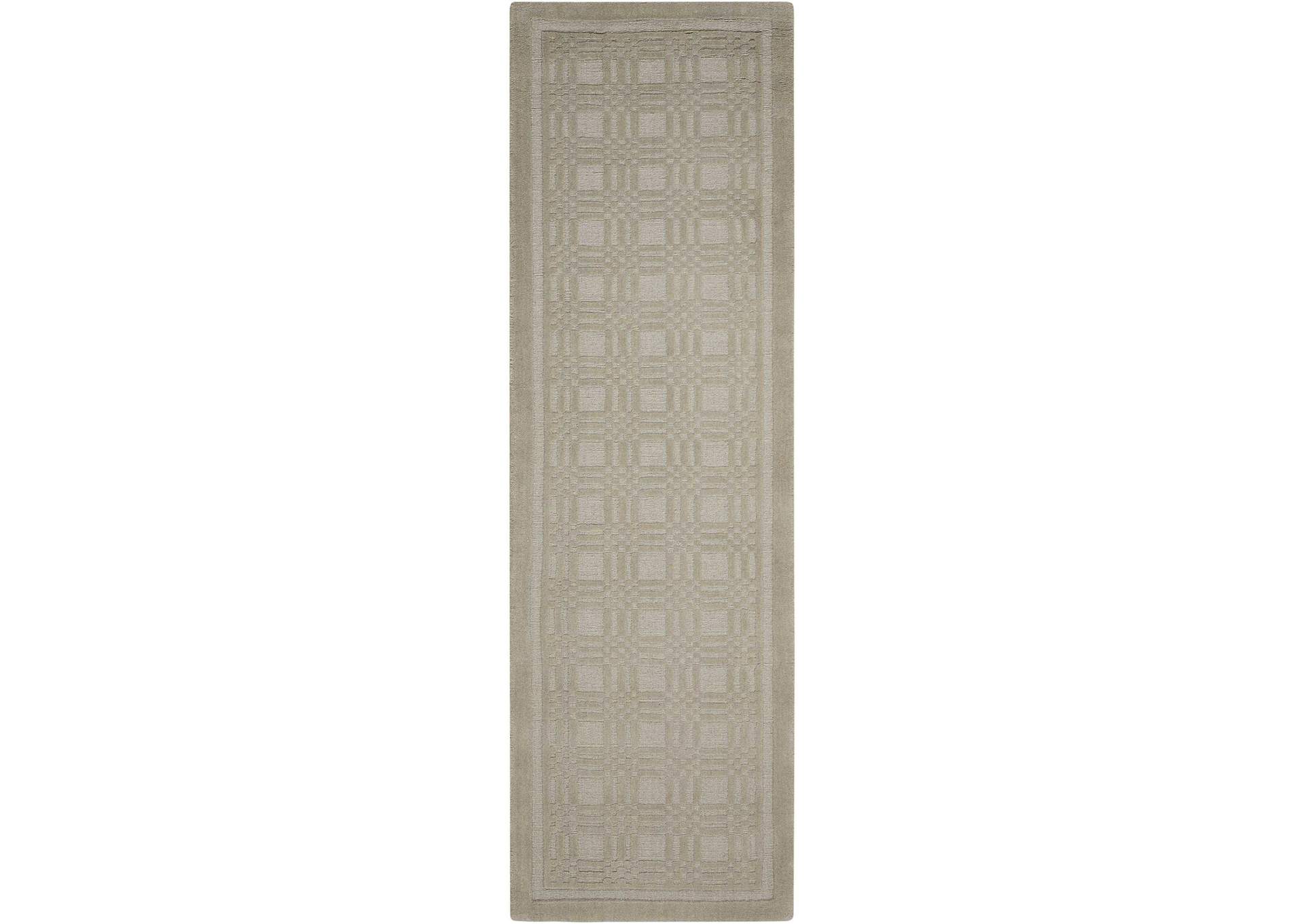 Nourison Westport WP32 Grey 8' Runner Hallway Rug,Nourison