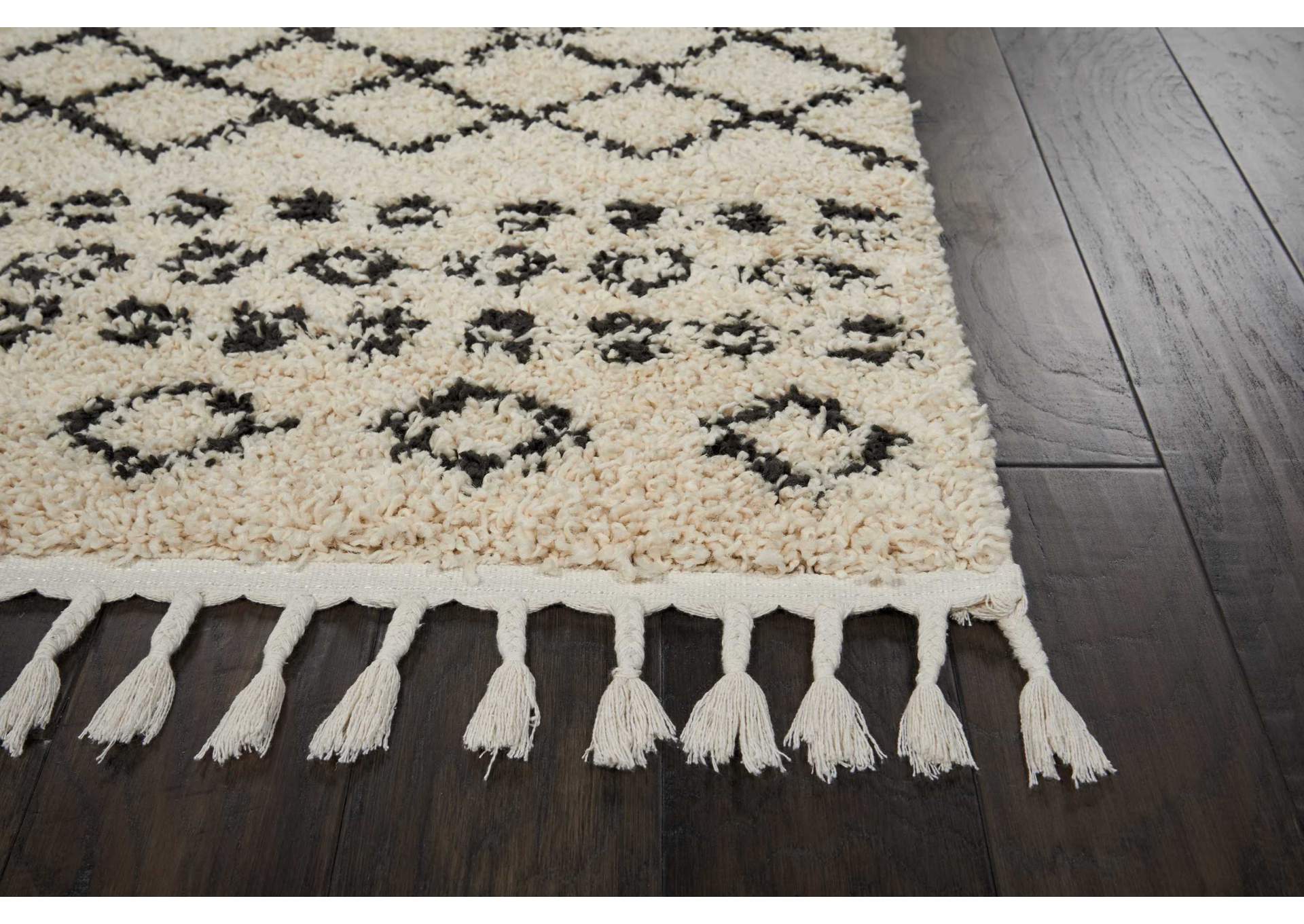 Nourison Moroccan Shag 8' Runner Area Rug,Nourison