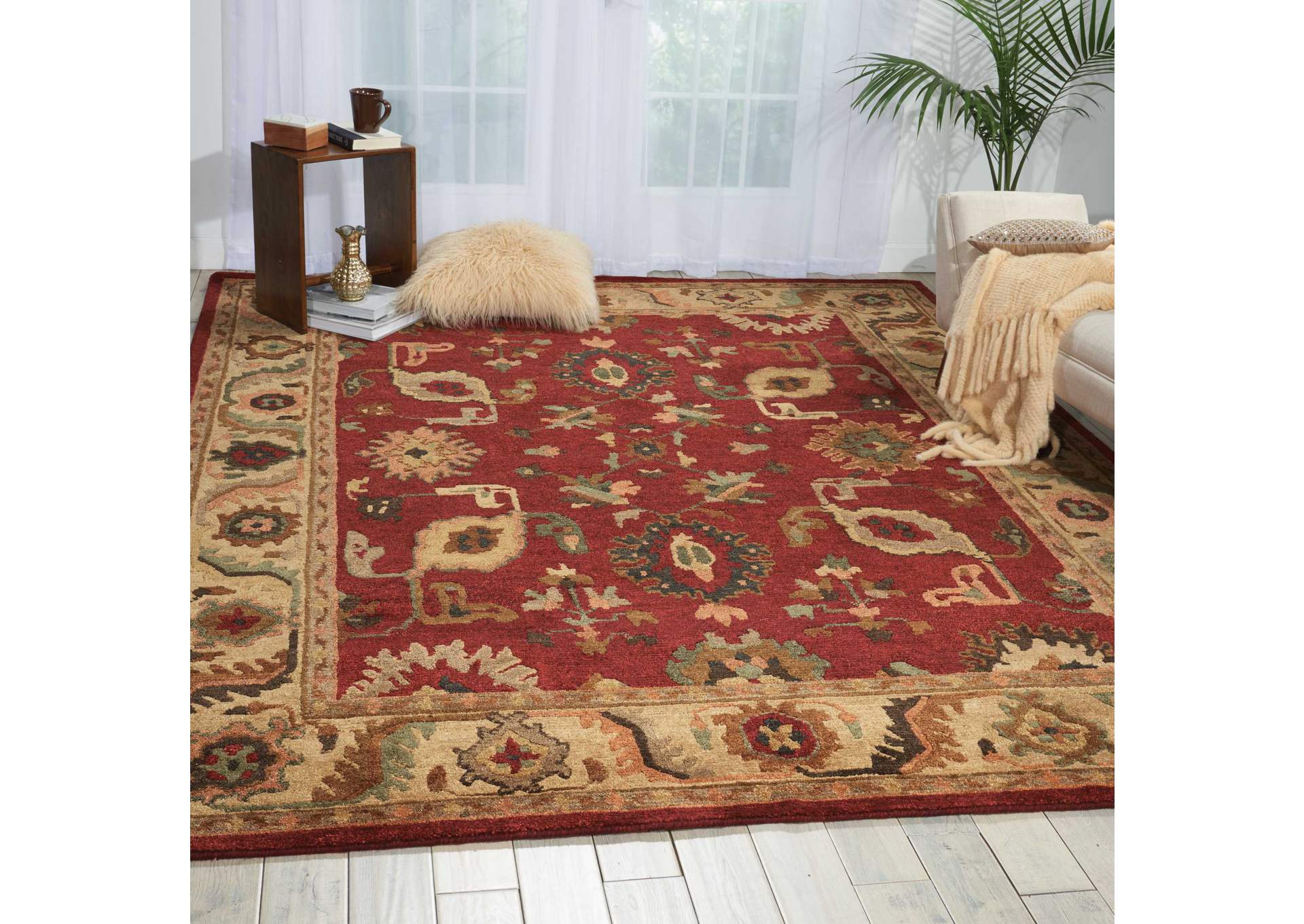Nourison Tahoe TA08 Red 10'x14' Rug,Nourison